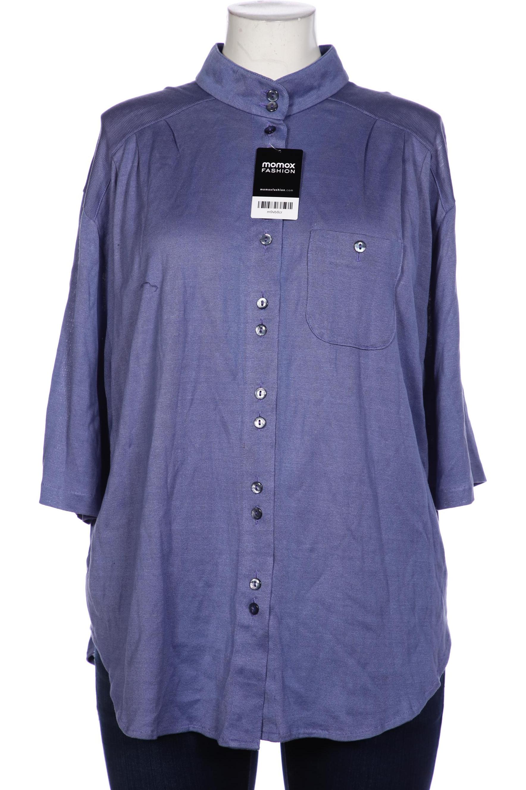 

Peter Hahn Damen Bluse, blau, Gr. 52
