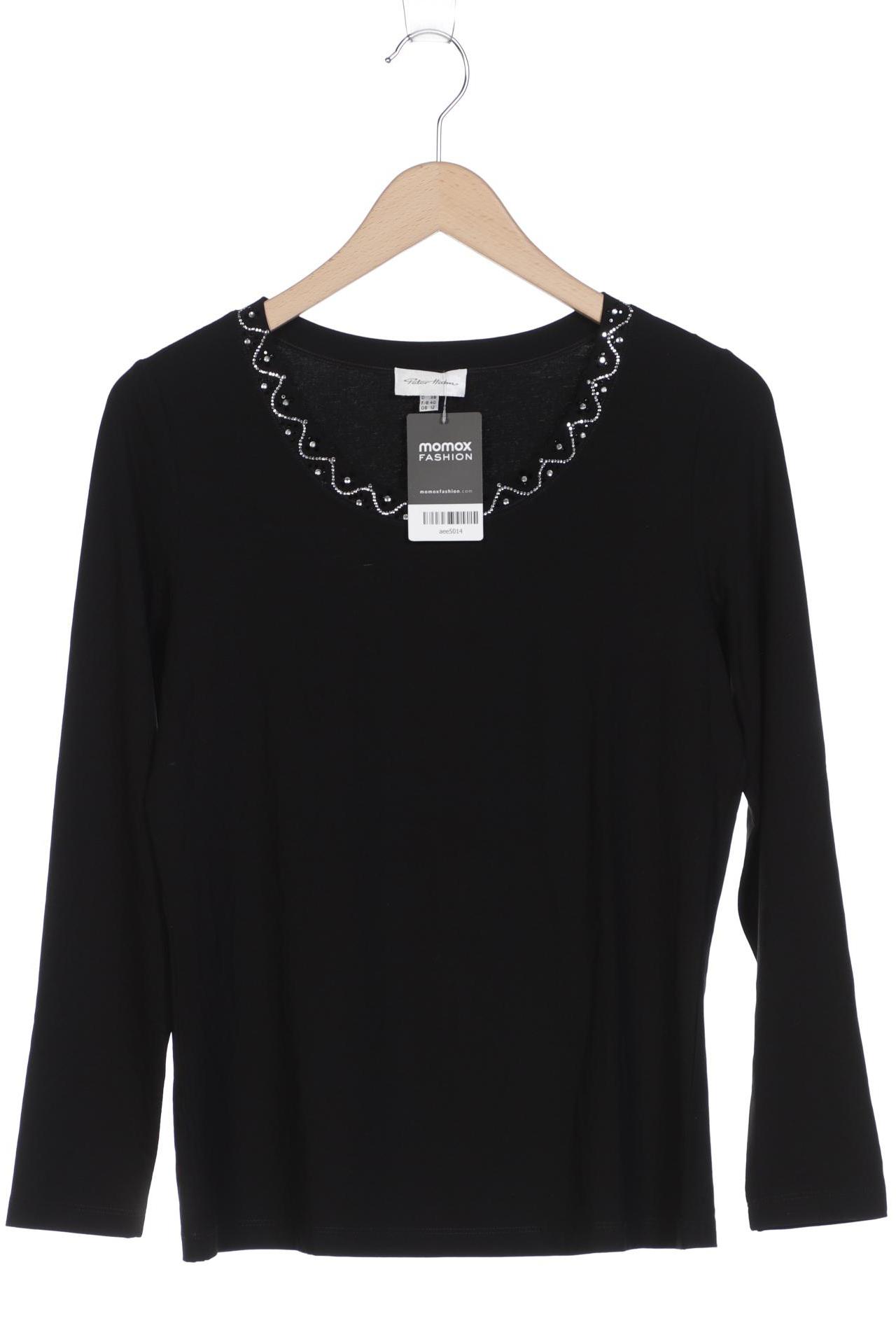 

Peter Hahn Damen Langarmshirt, schwarz, Gr. 38