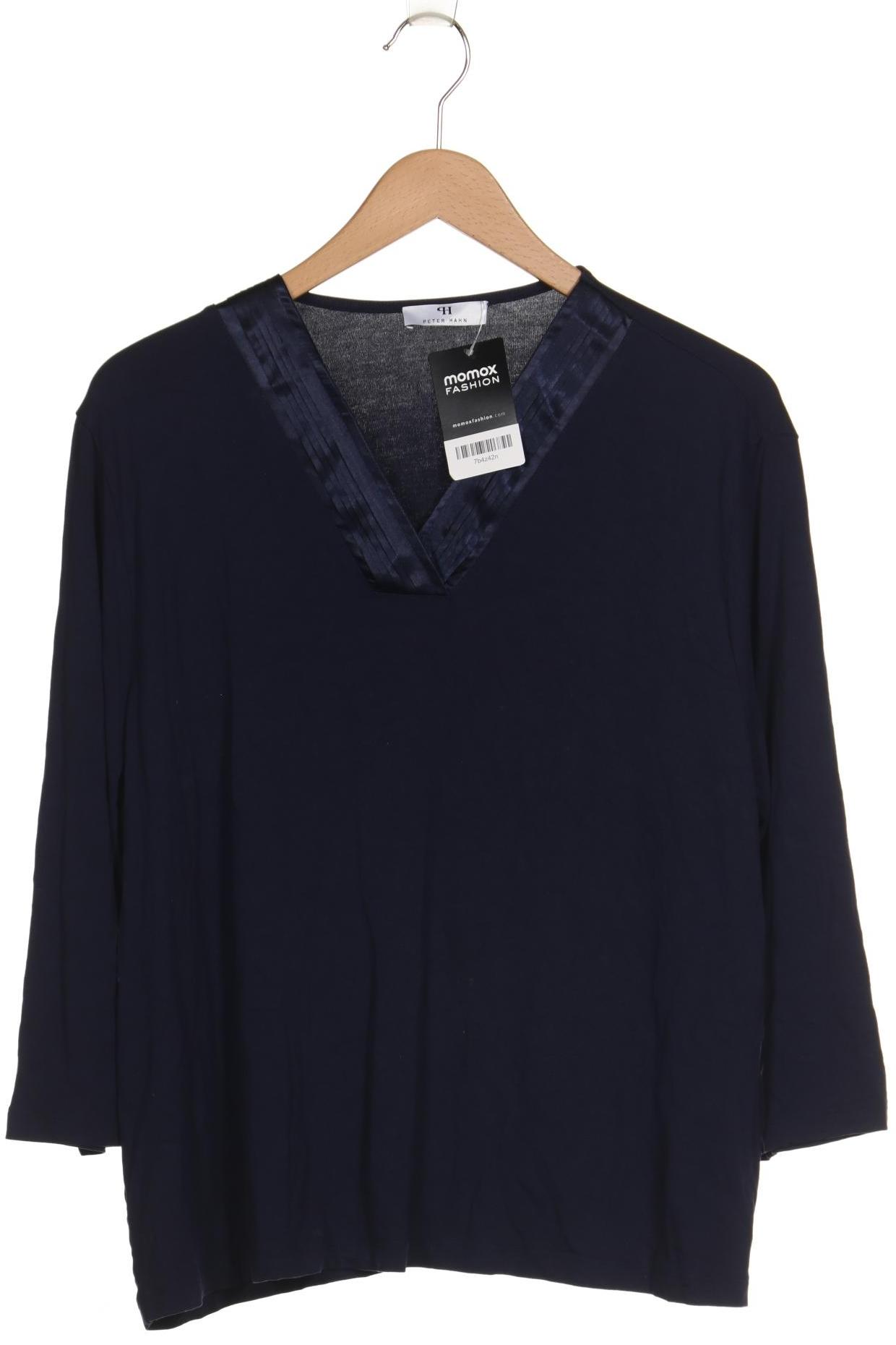 

Peter Hahn Damen Langarmshirt, marineblau, Gr. 52
