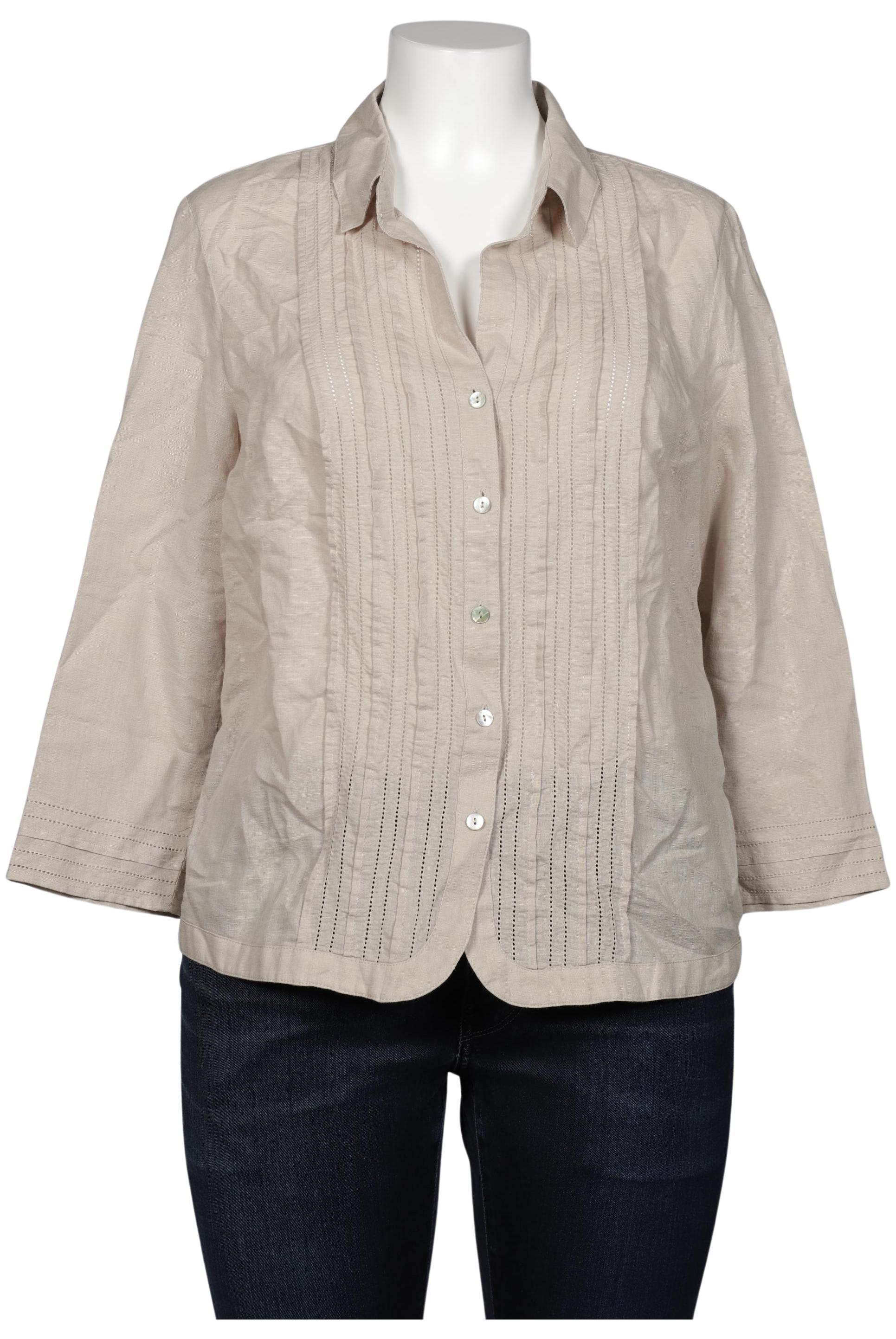 

Peter Hahn Damen Bluse, beige, Gr. 44