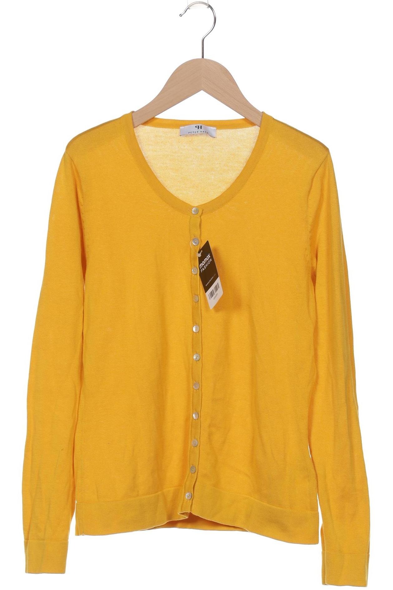 

Peter Hahn Damen Strickjacke, gelb, Gr. 36