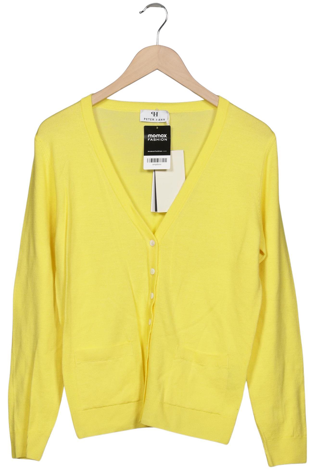 

Peter Hahn Damen Strickjacke, gelb, Gr. 38
