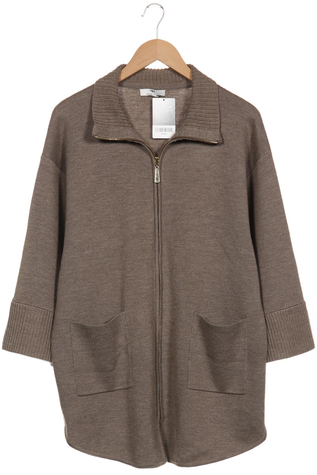 

Peter Hahn Damen Strickjacke, braun, Gr. 42