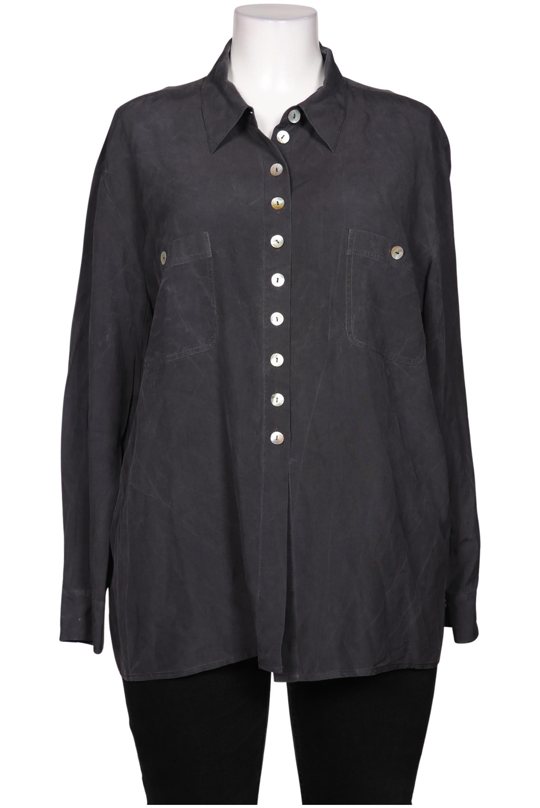 

Peter Hahn Damen Bluse, grau, Gr. 48