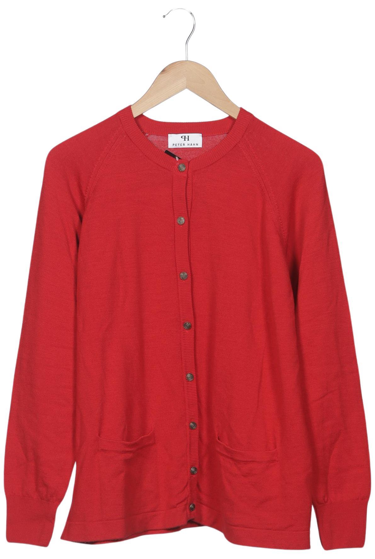 

Peter Hahn Damen Strickjacke, rot, Gr. 48
