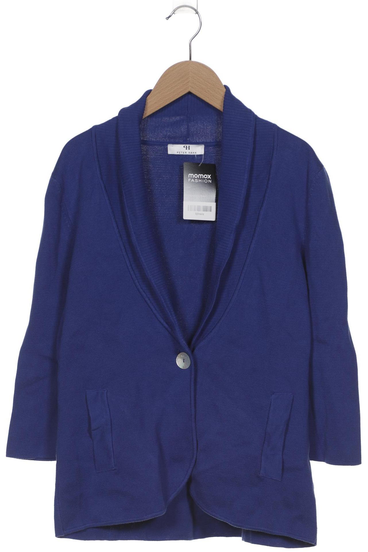 

Peter Hahn Damen Strickjacke, blau, Gr. 38