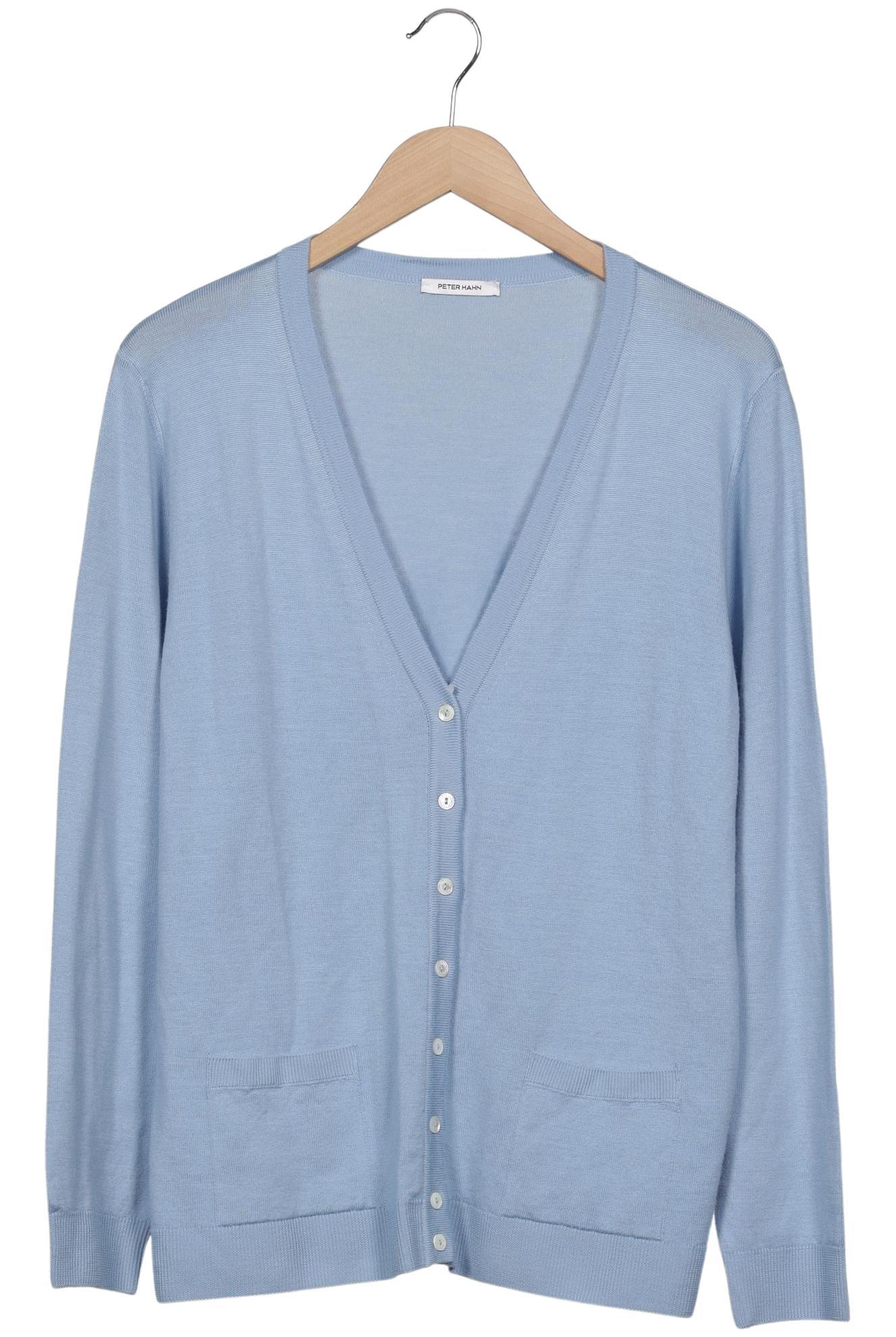 

Peter Hahn Damen Strickjacke, hellblau, Gr. 48