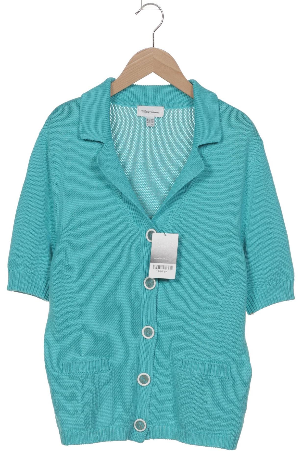 

Peter Hahn Damen Strickjacke, blau, Gr. 40