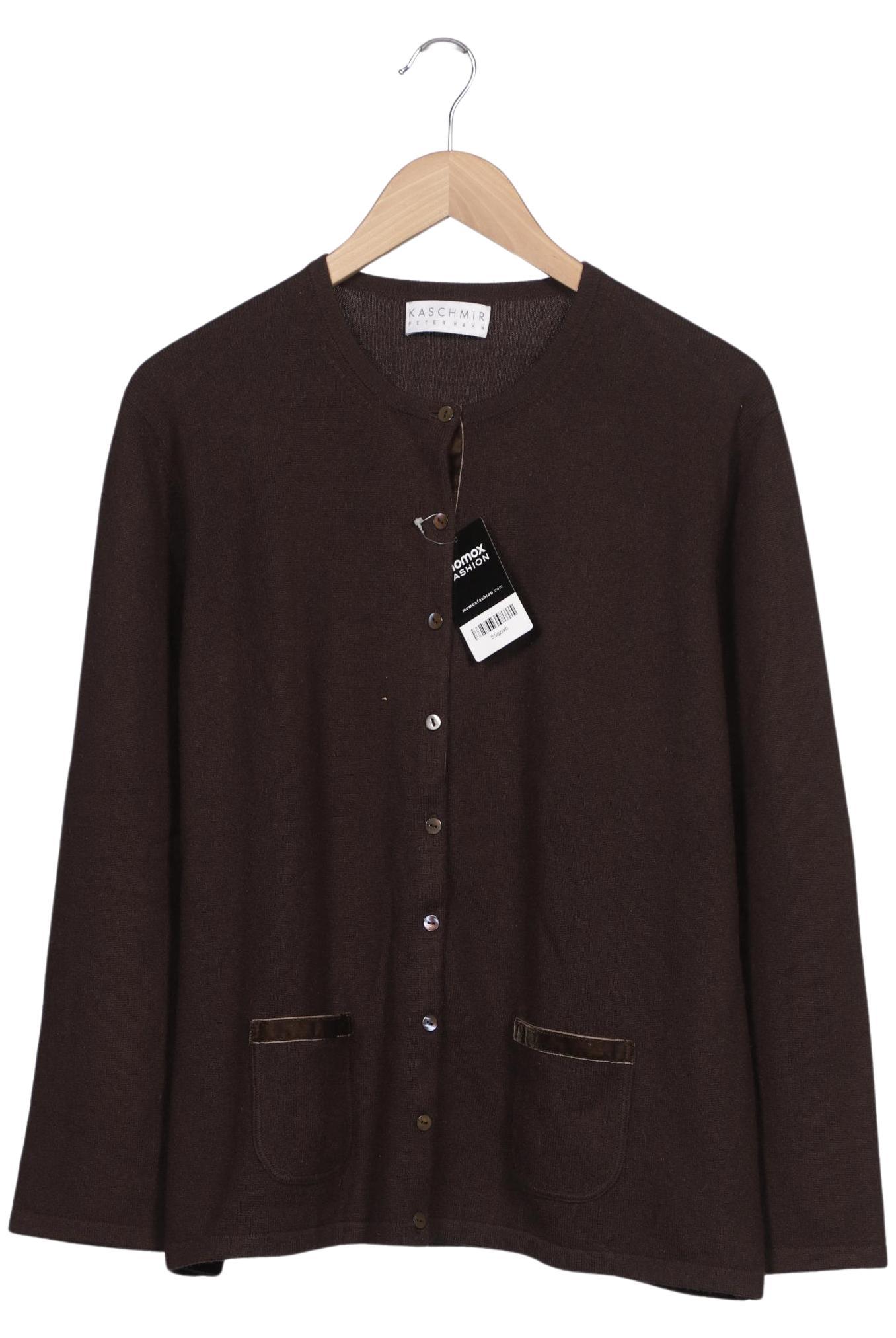 

Peter Hahn Damen Strickjacke, braun, Gr. 48