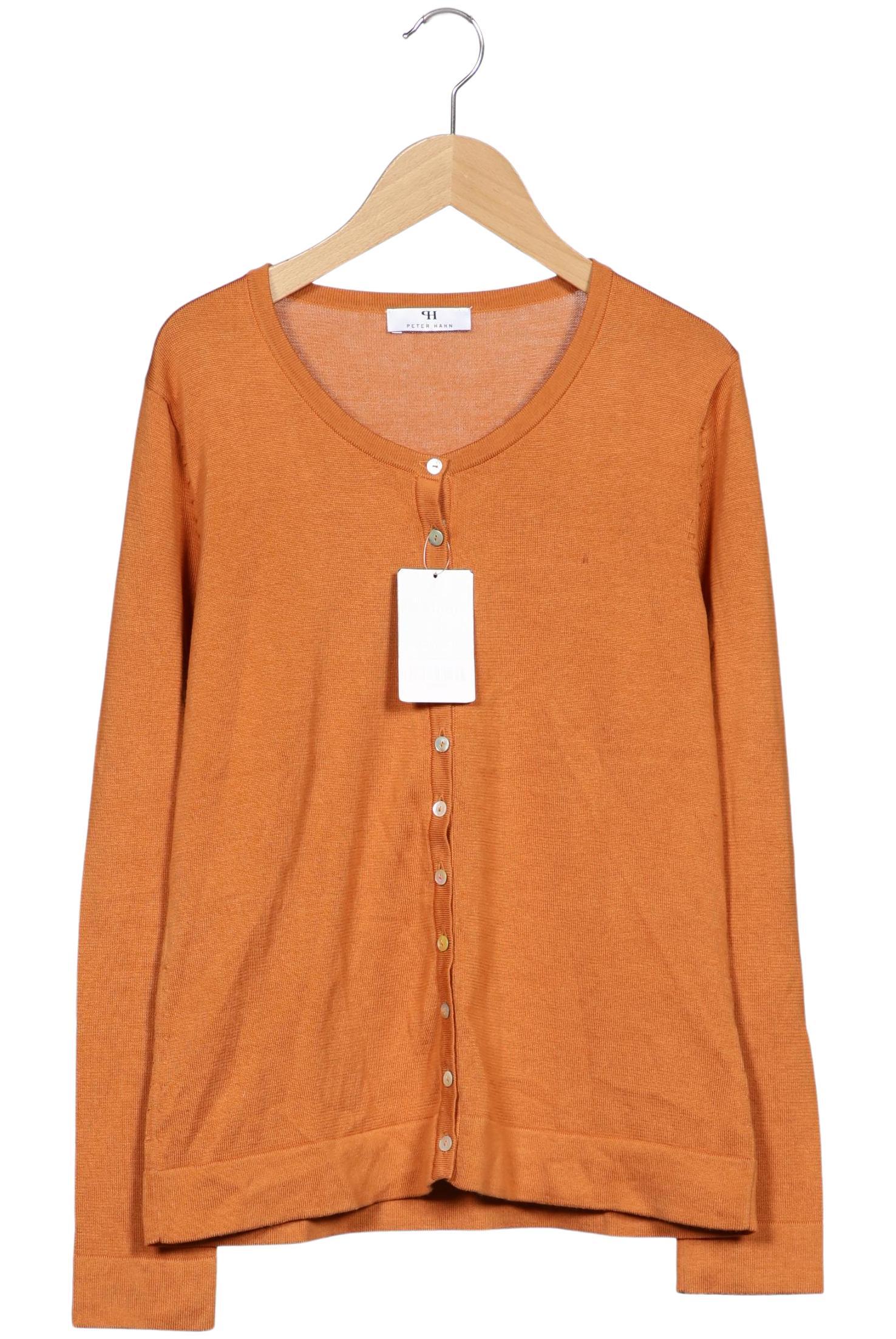 

Peter Hahn Damen Strickjacke, orange, Gr. 38