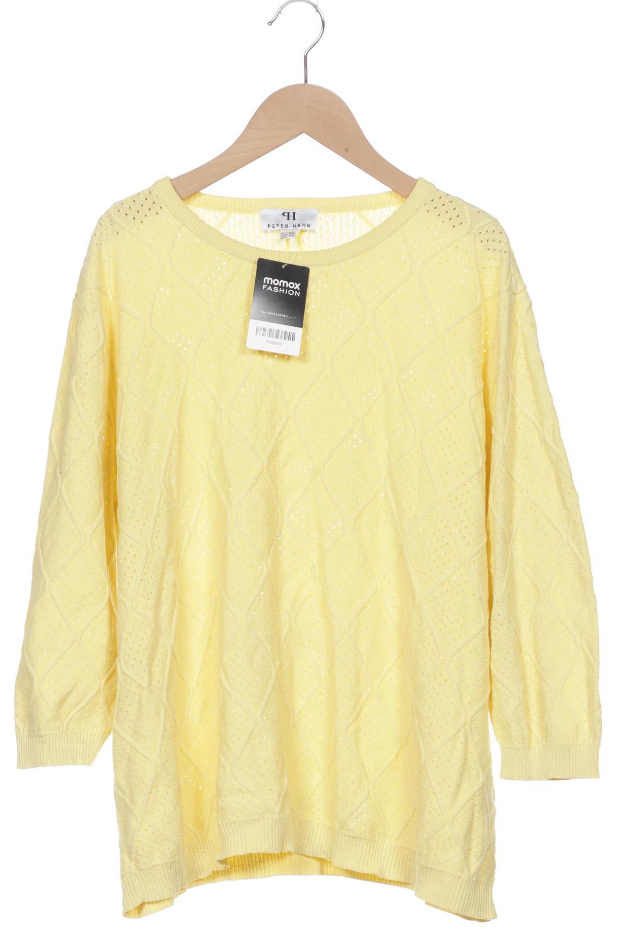 

Peter Hahn Damen Pullover, gelb, Gr. 52