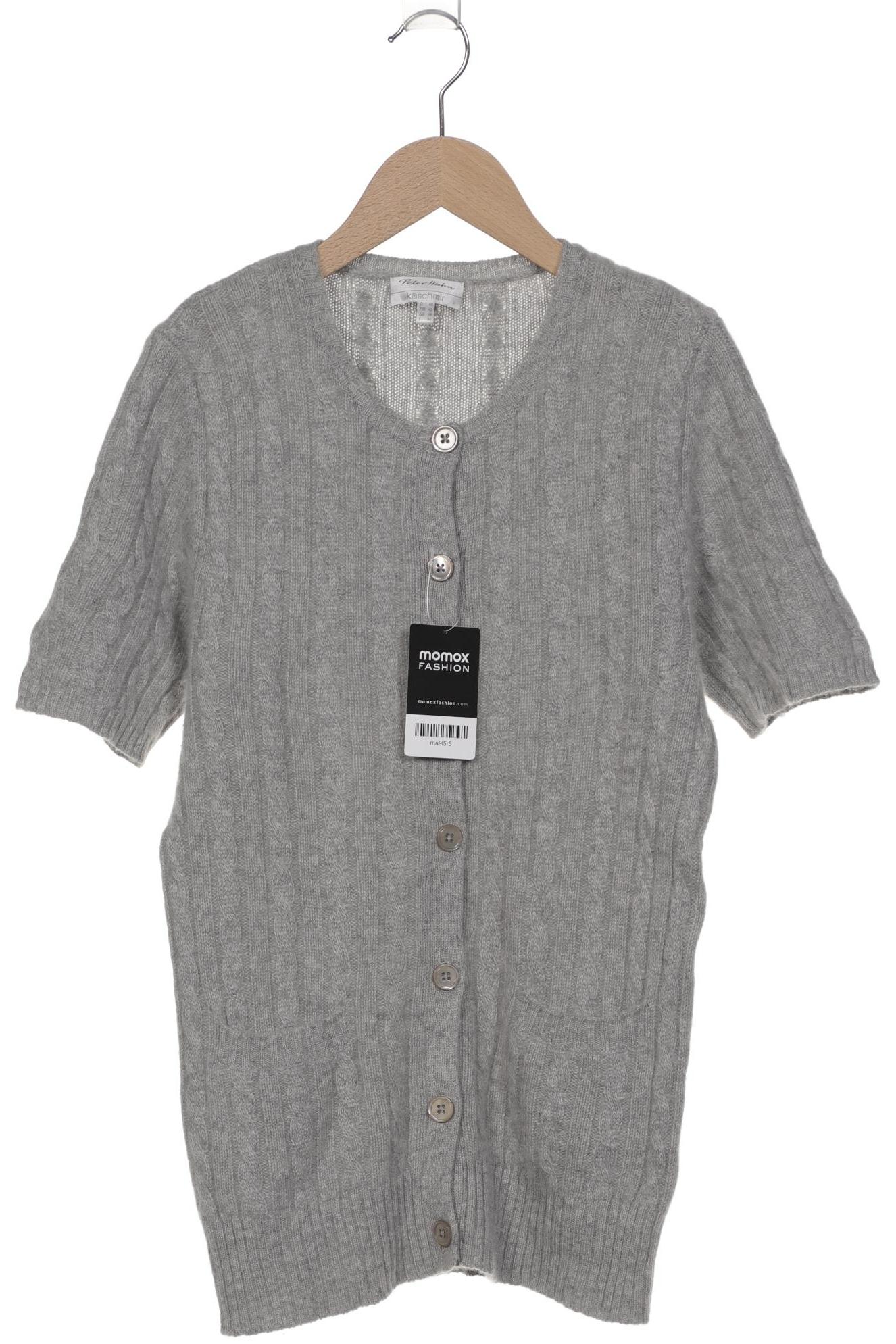 

Peter Hahn Damen Strickjacke, grau, Gr. 40