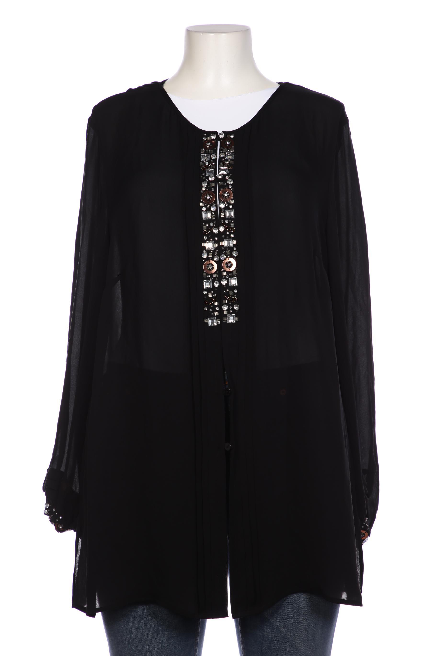 

Peter Hahn Damen Bluse, schwarz, Gr. 48