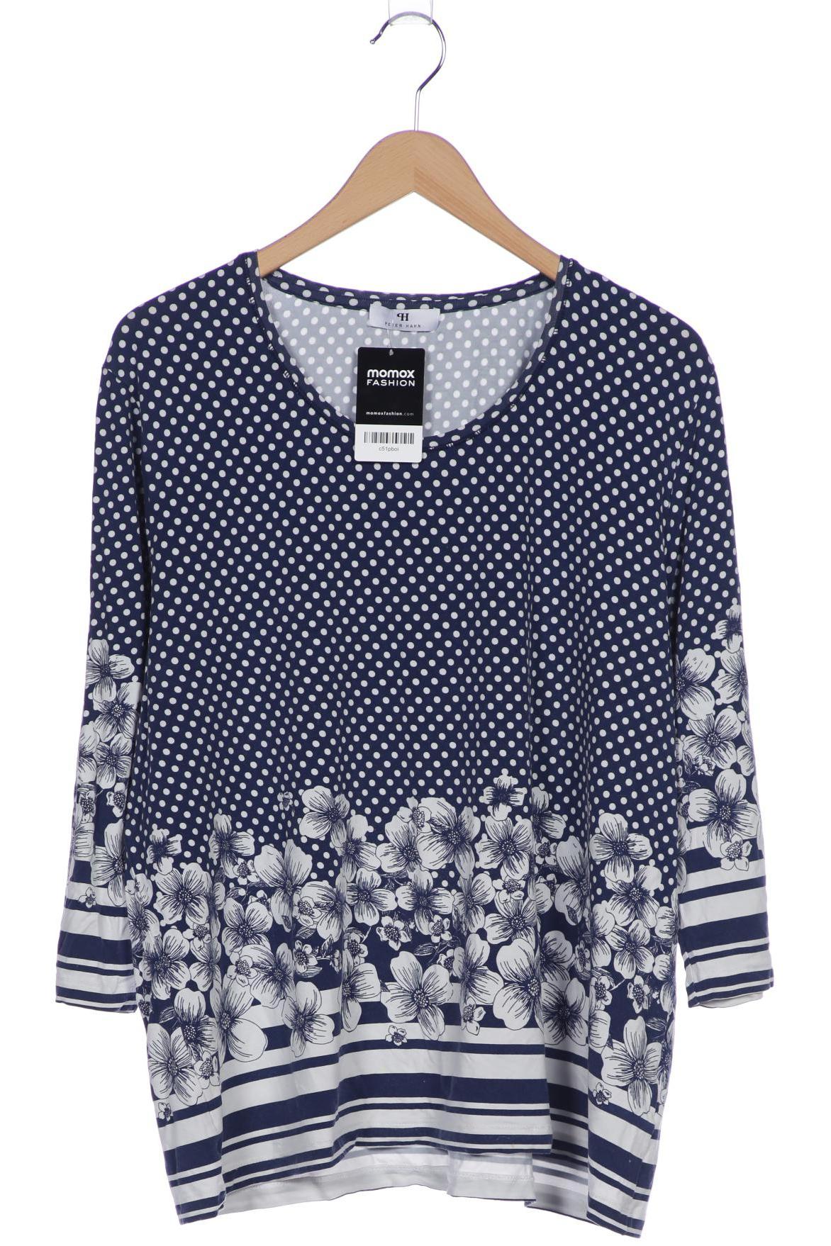

Peter Hahn Damen Langarmshirt, marineblau, Gr. 52