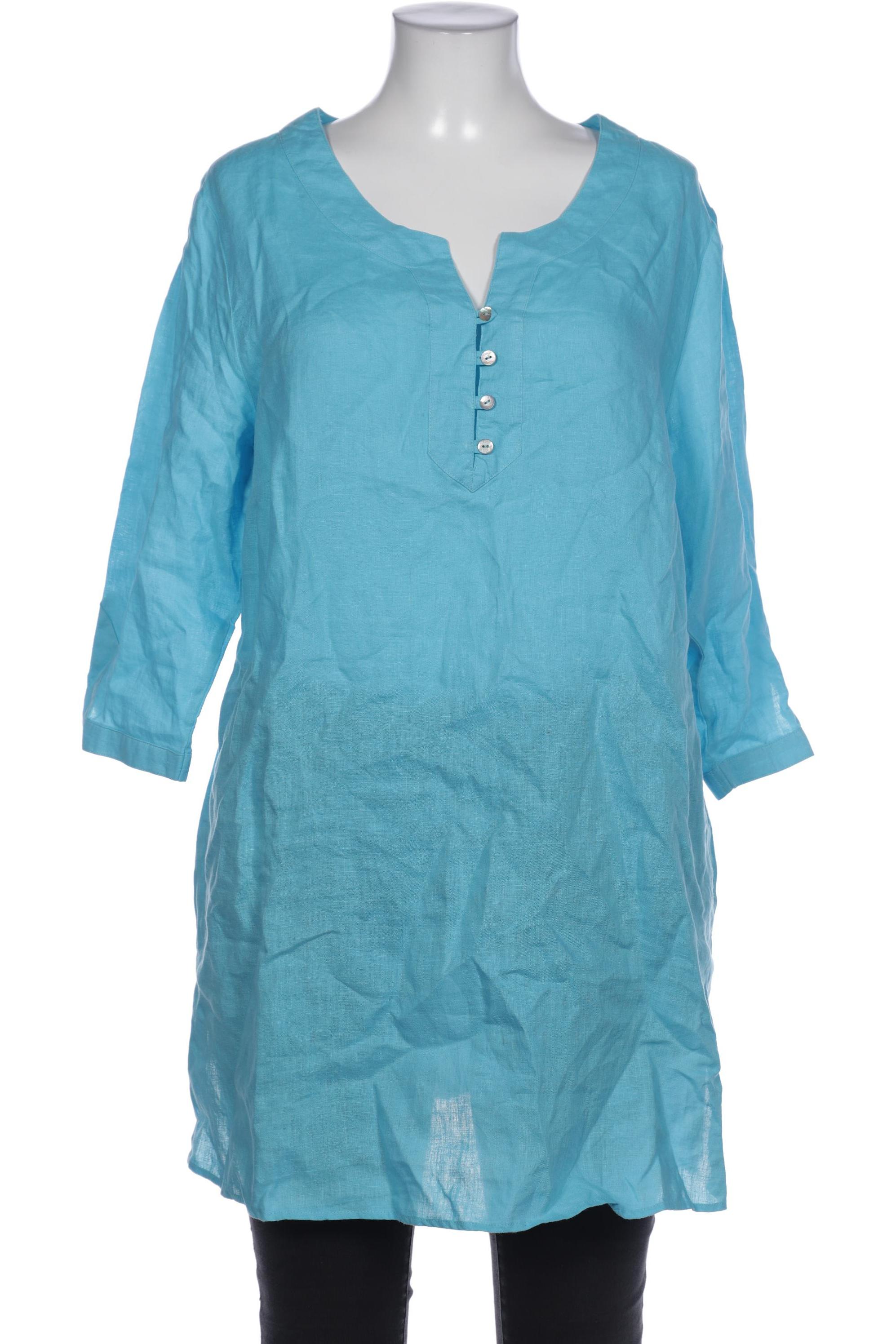 

Peter Hahn Damen Bluse, blau, Gr. 46