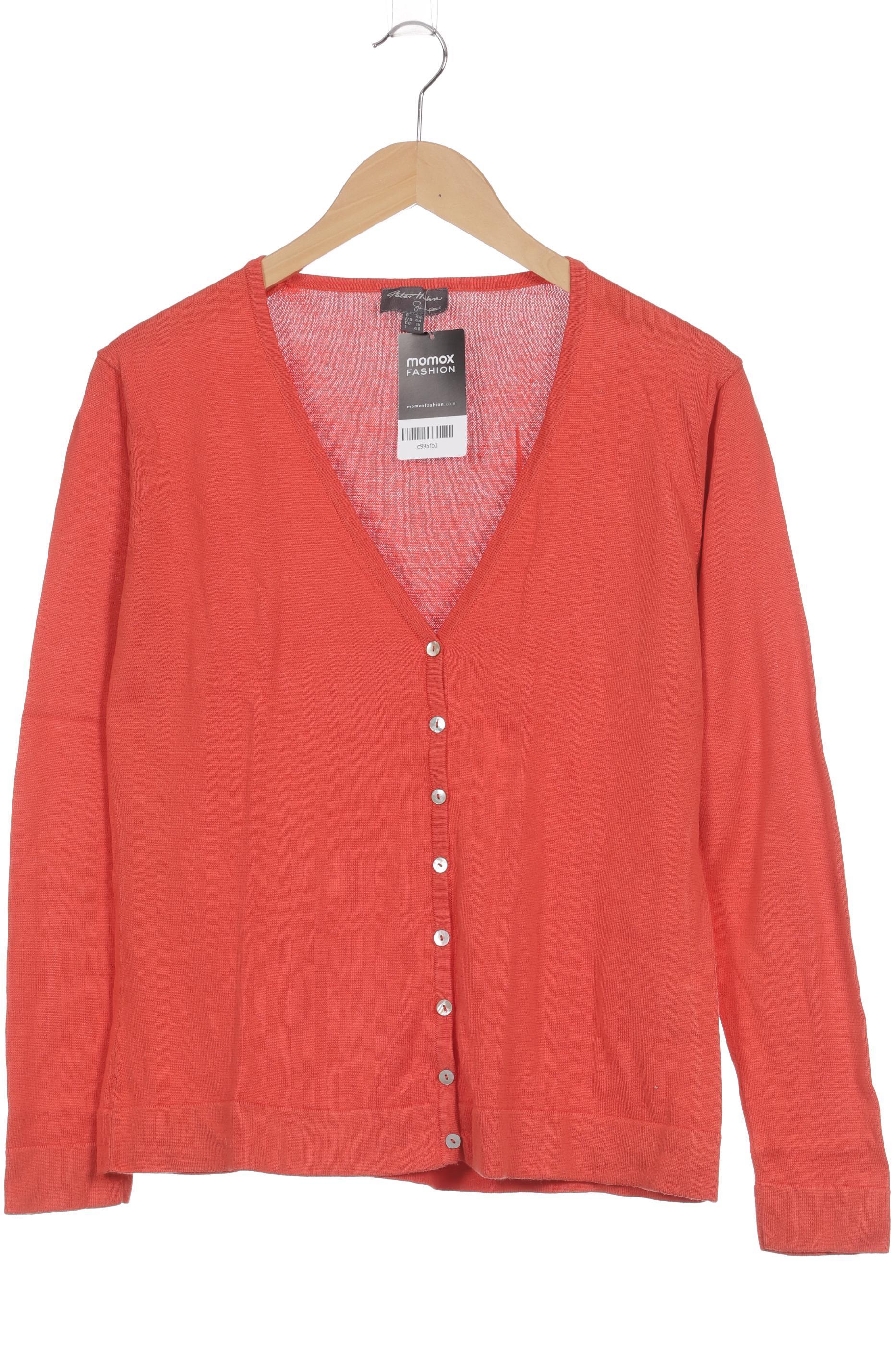 

Peter Hahn Damen Strickjacke, orange, Gr. 42