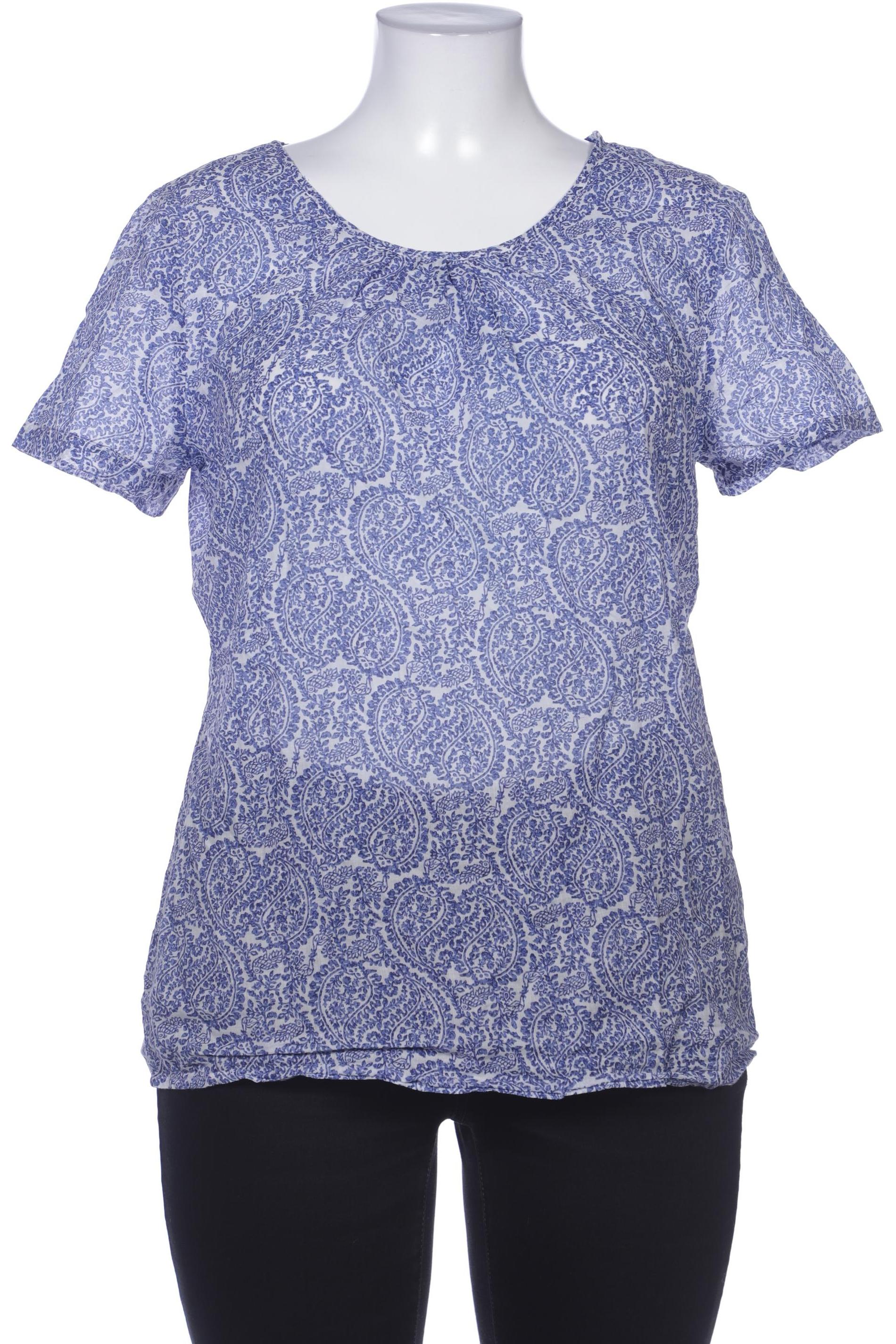 

Peter Hahn Damen Bluse, blau, Gr. 42