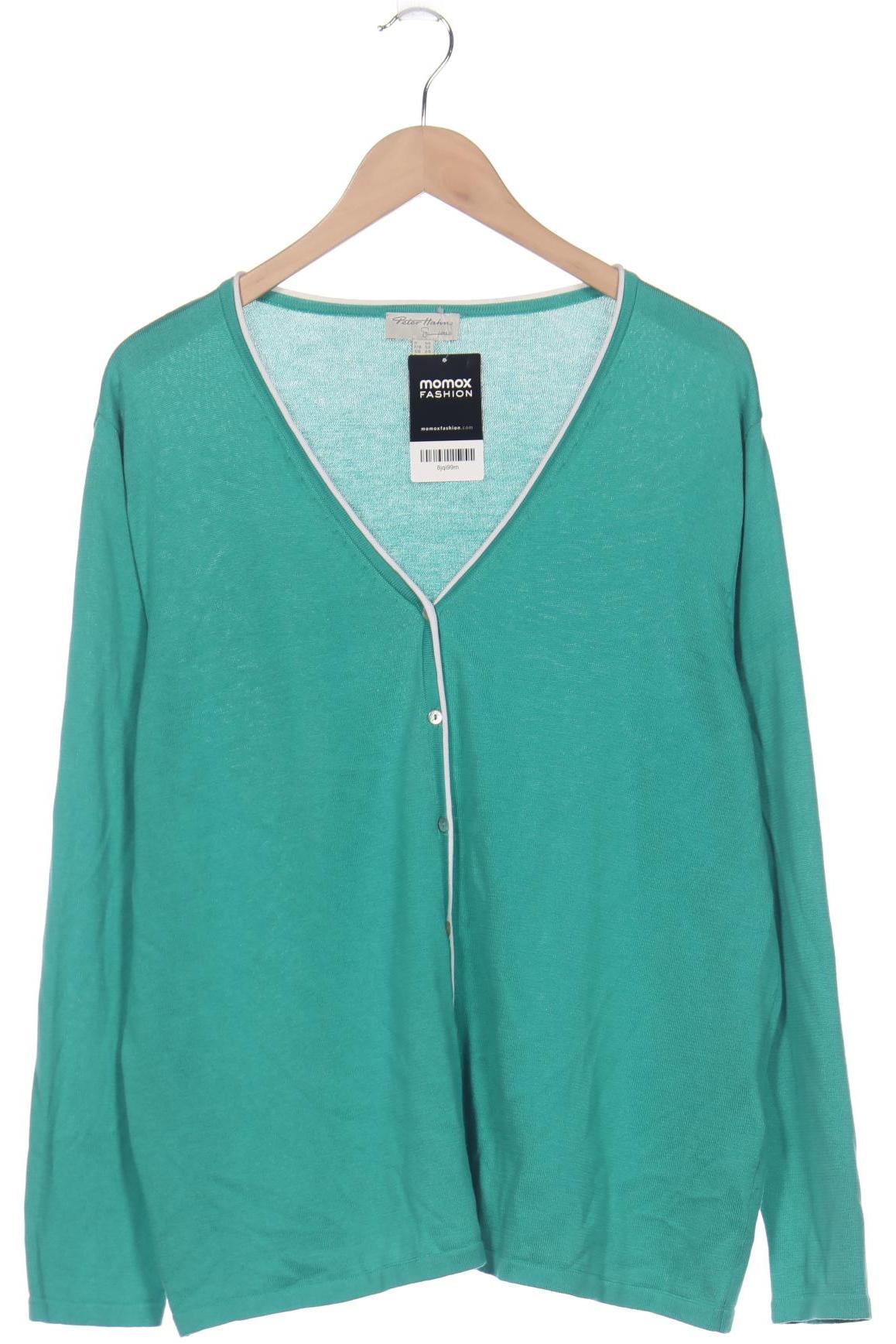 

Peter Hahn Damen Strickjacke, türkis, Gr. 50