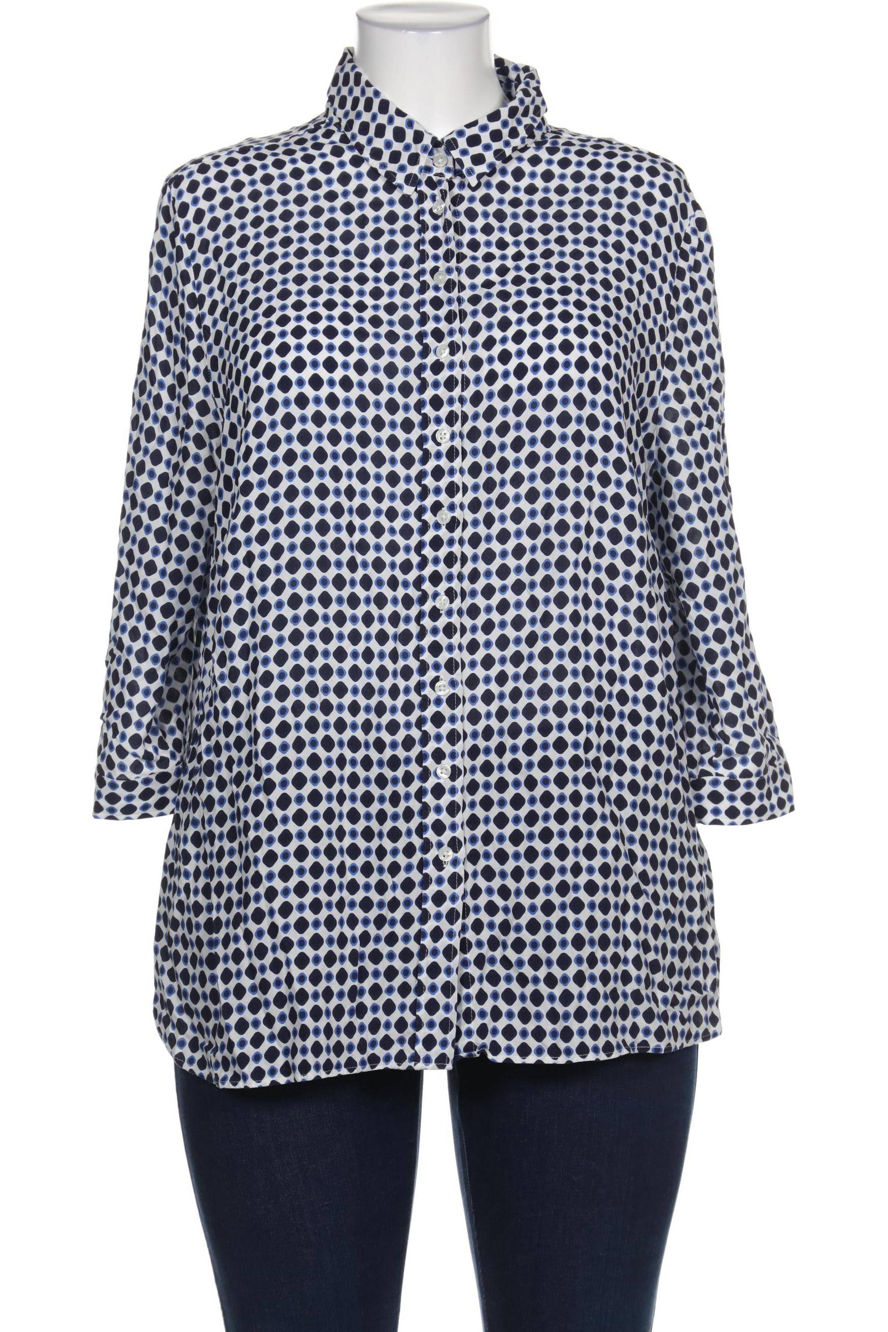 

Peter Hahn Damen Bluse, blau, Gr. 48