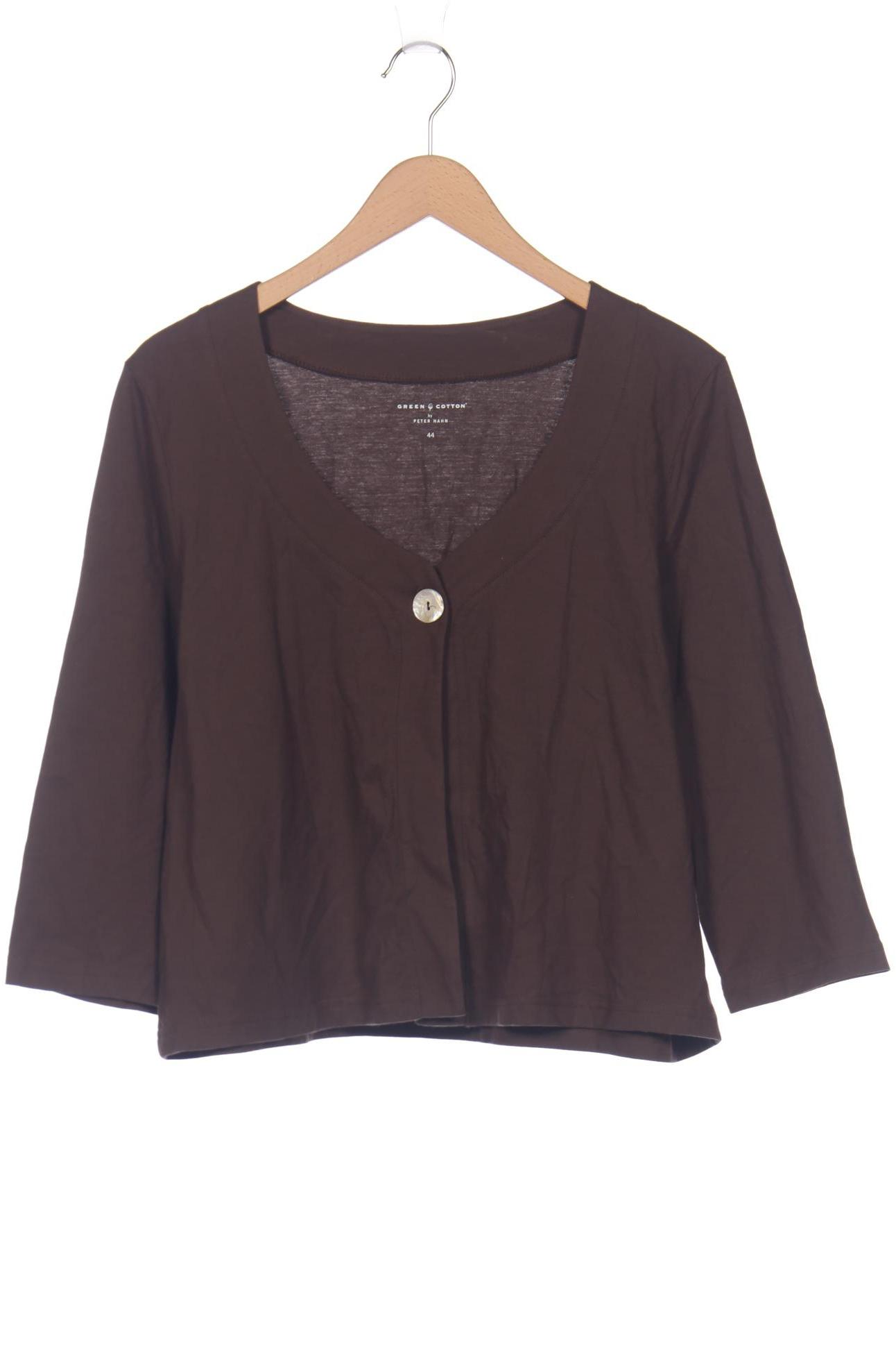 

Peter Hahn Damen Strickjacke, braun, Gr. 44