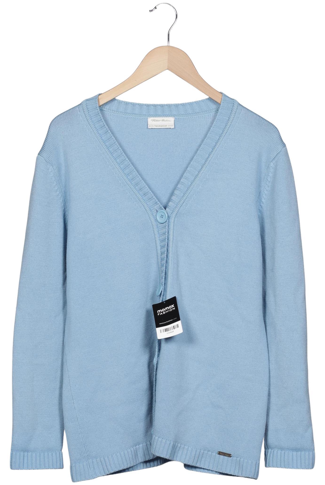 

Peter Hahn Damen Strickjacke, blau, Gr. 42