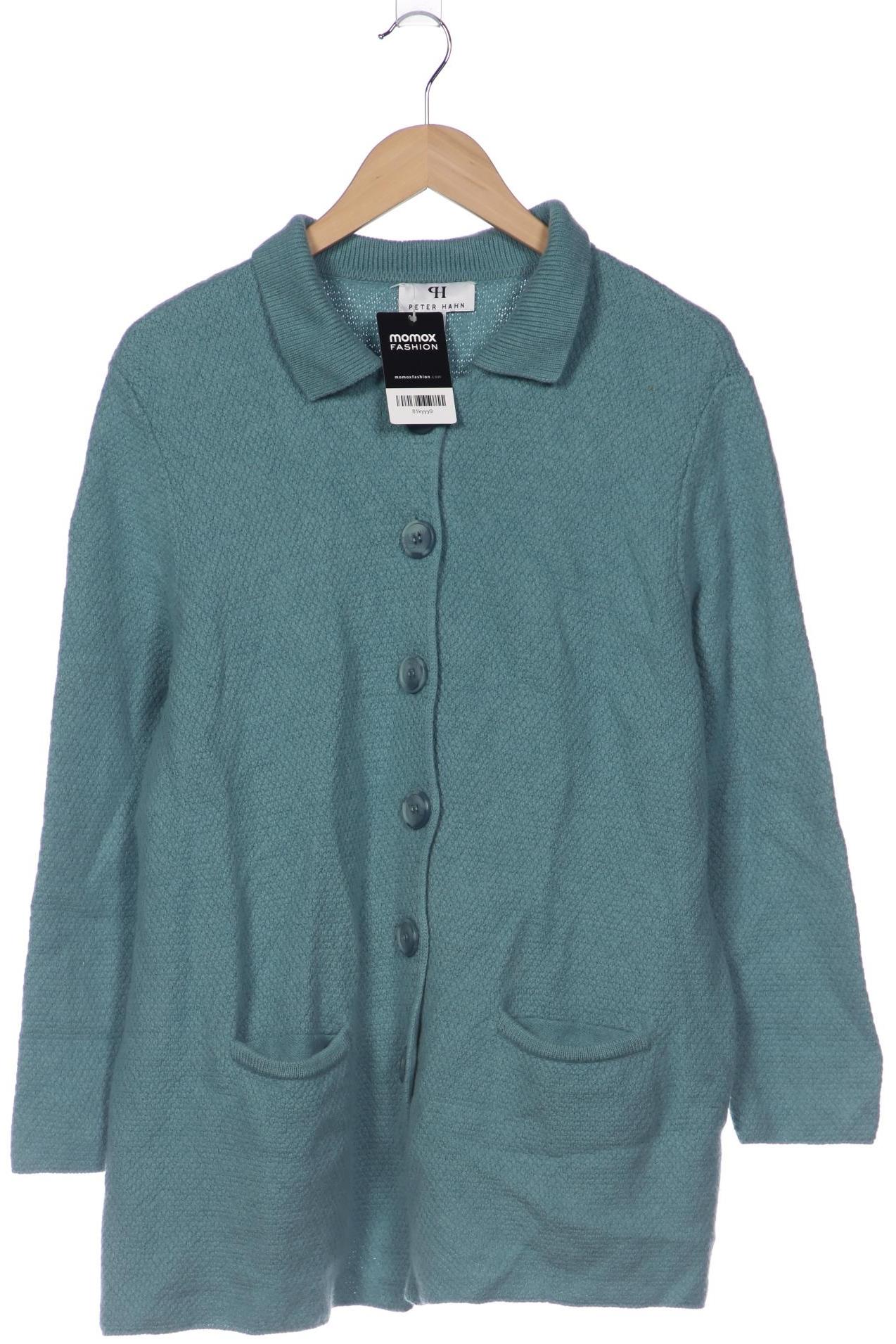 

Peter Hahn Damen Strickjacke, türkis, Gr. 52