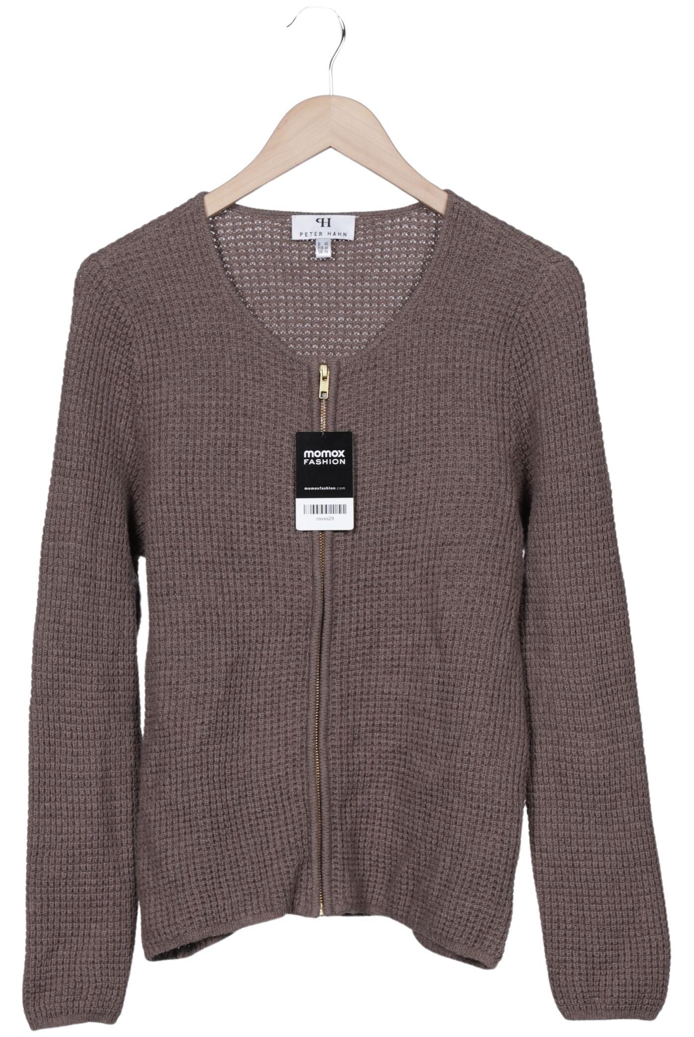 

Peter Hahn Damen Strickjacke, braun, Gr. 42