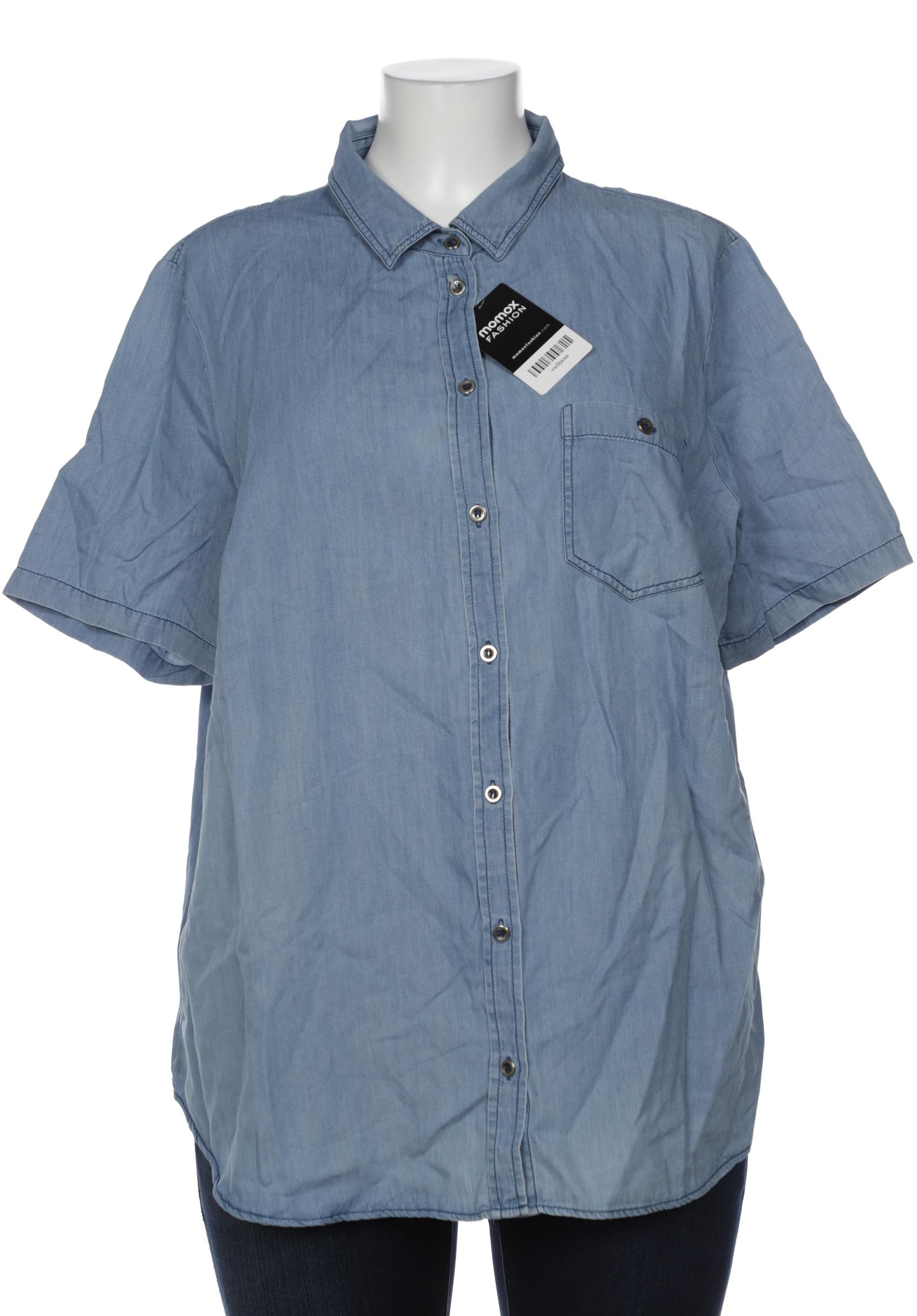 

Peter Hahn Damen Bluse, blau, Gr. 52
