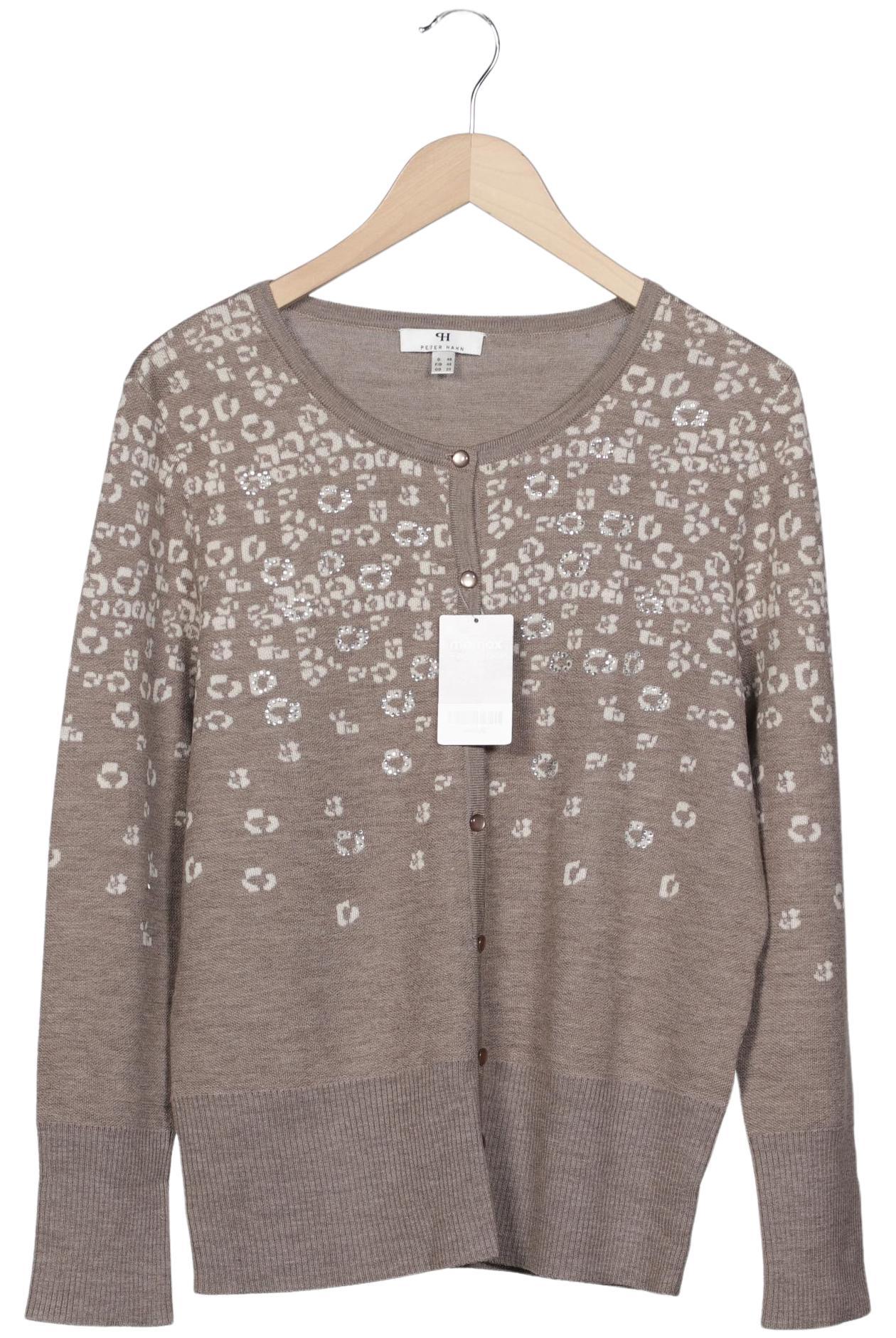 

Peter Hahn Damen Strickjacke, braun, Gr. 46
