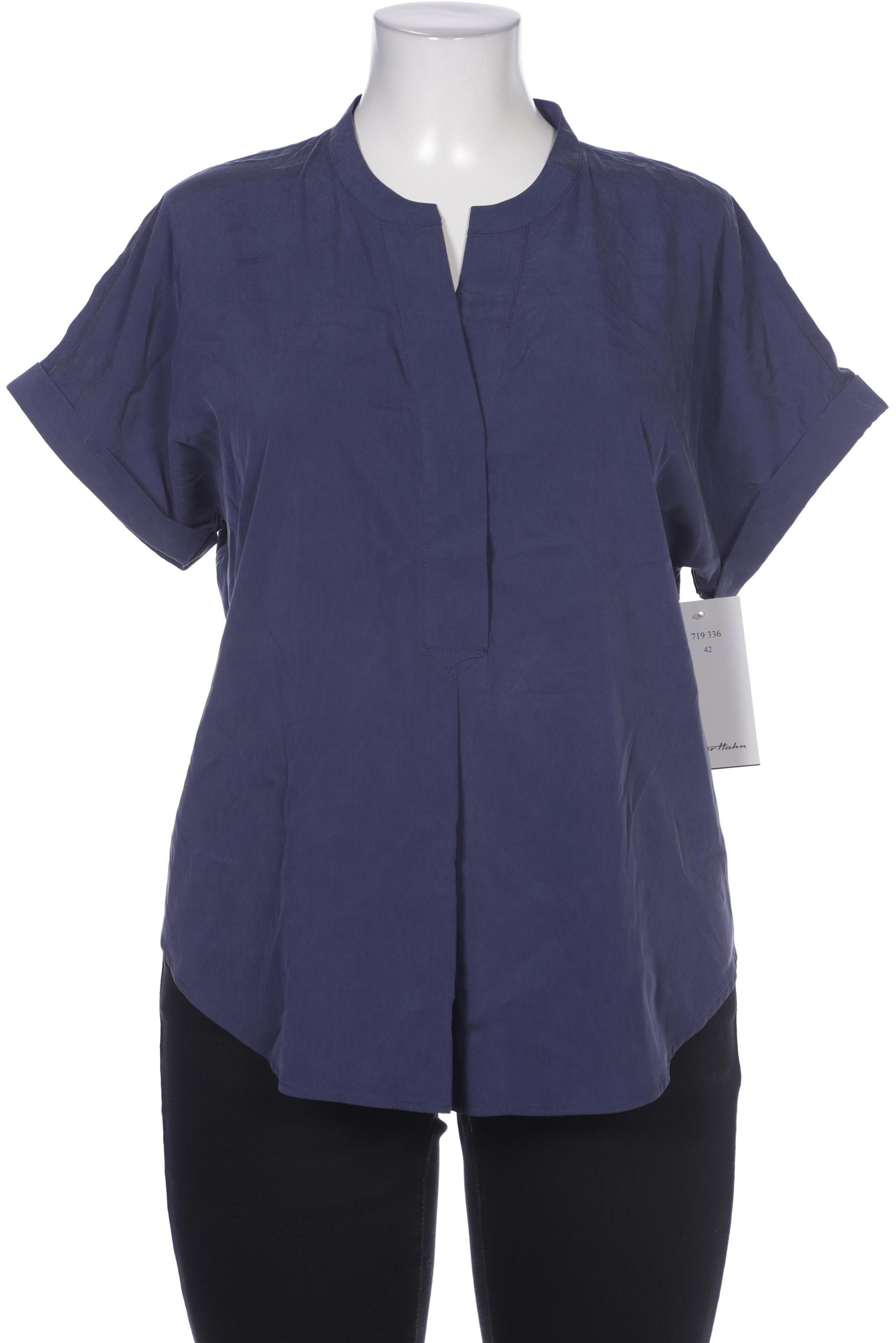

Peter Hahn Damen Bluse, marineblau, Gr. 42