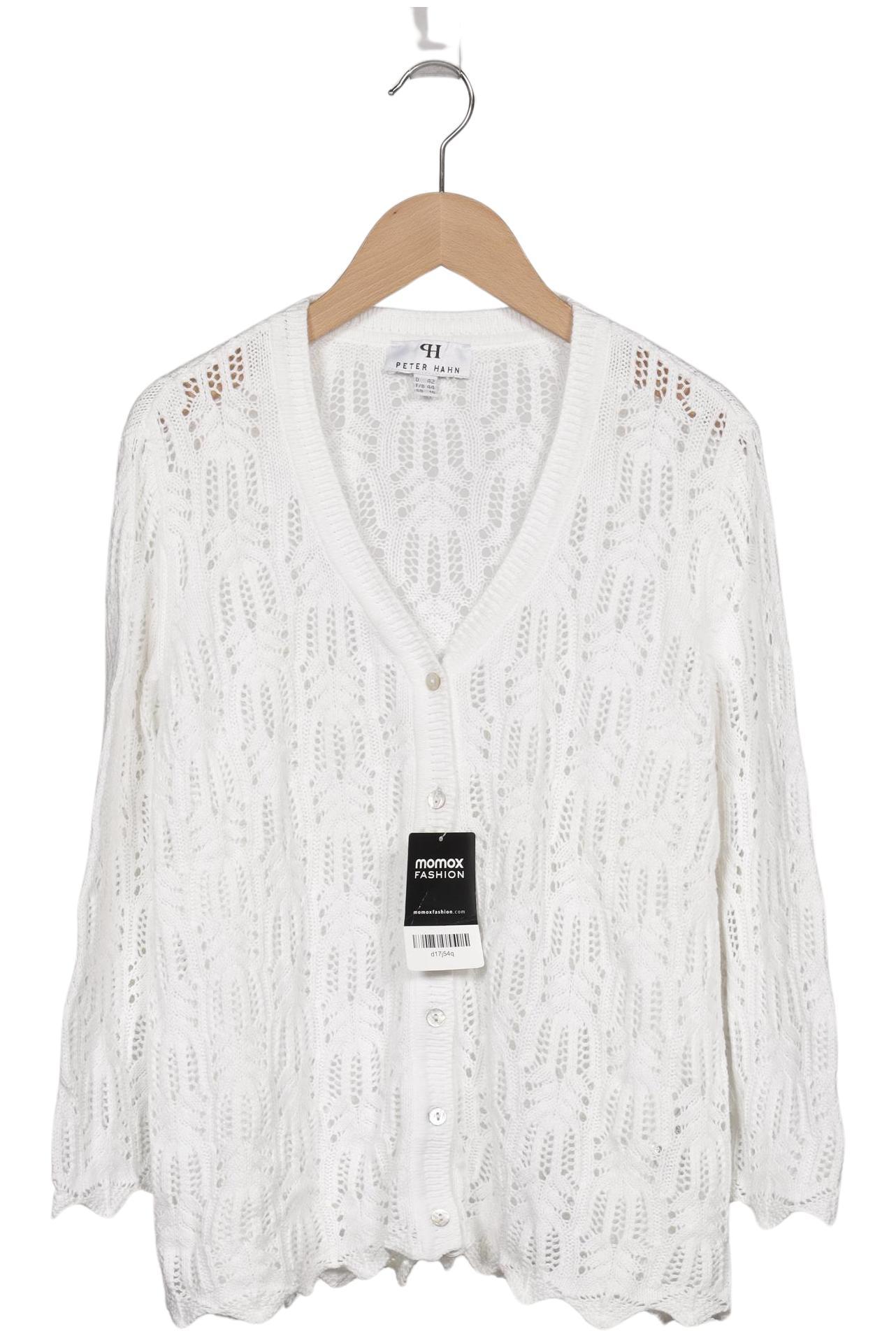 

Peter Hahn Damen Strickjacke, weiß, Gr. 42