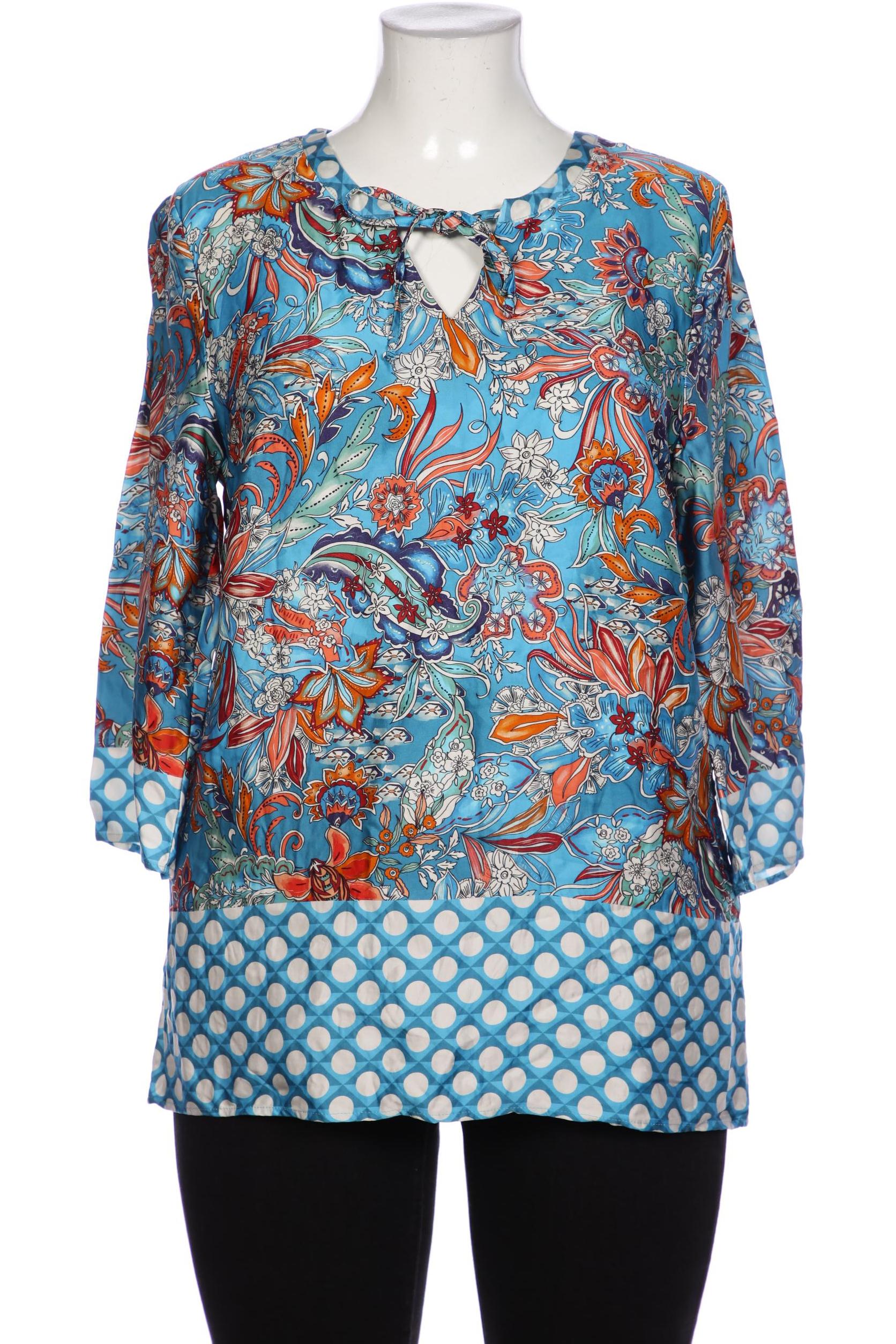 

Peter Hahn Damen Bluse, blau, Gr. 44