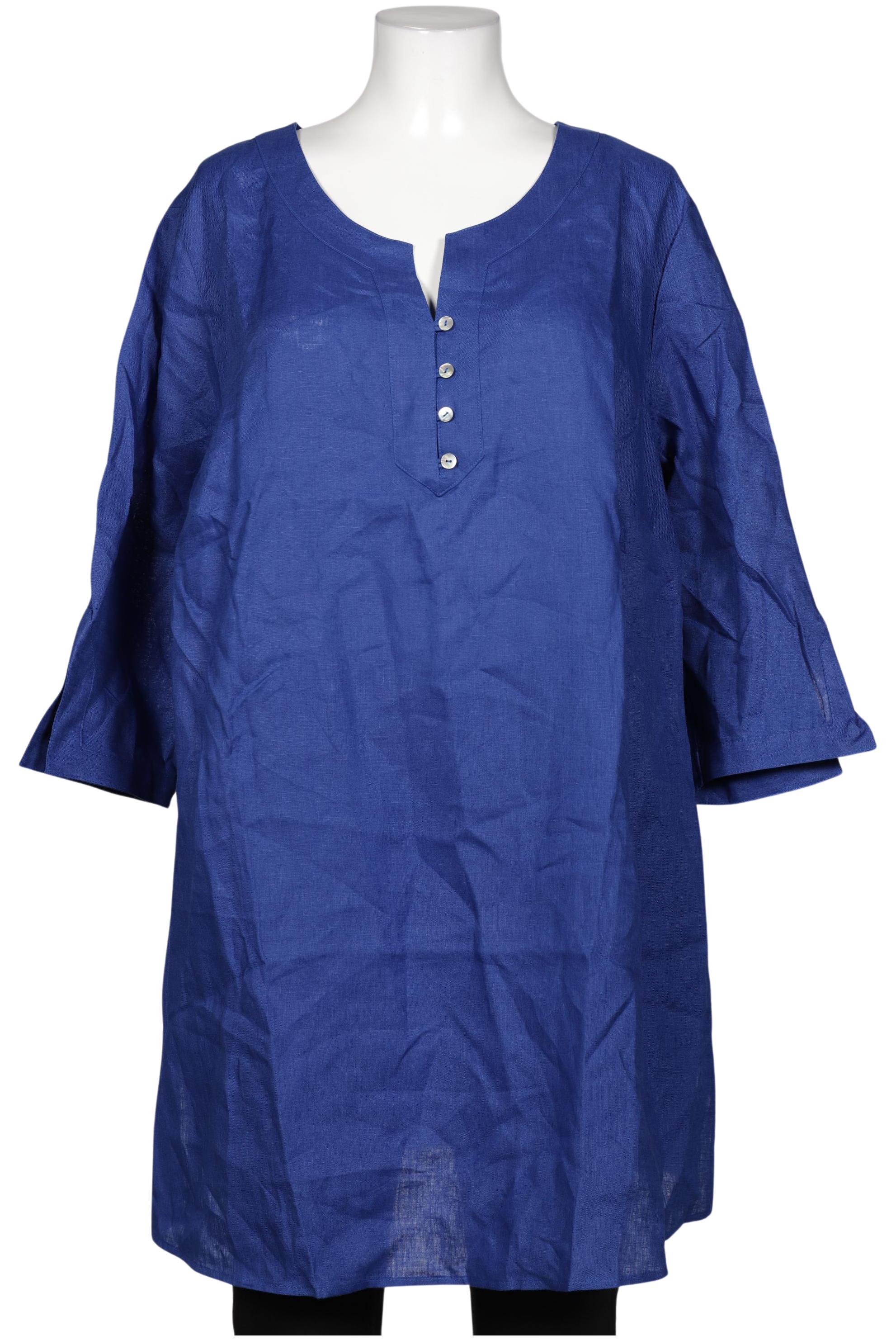 

Peter Hahn Damen Bluse, blau, Gr. 52