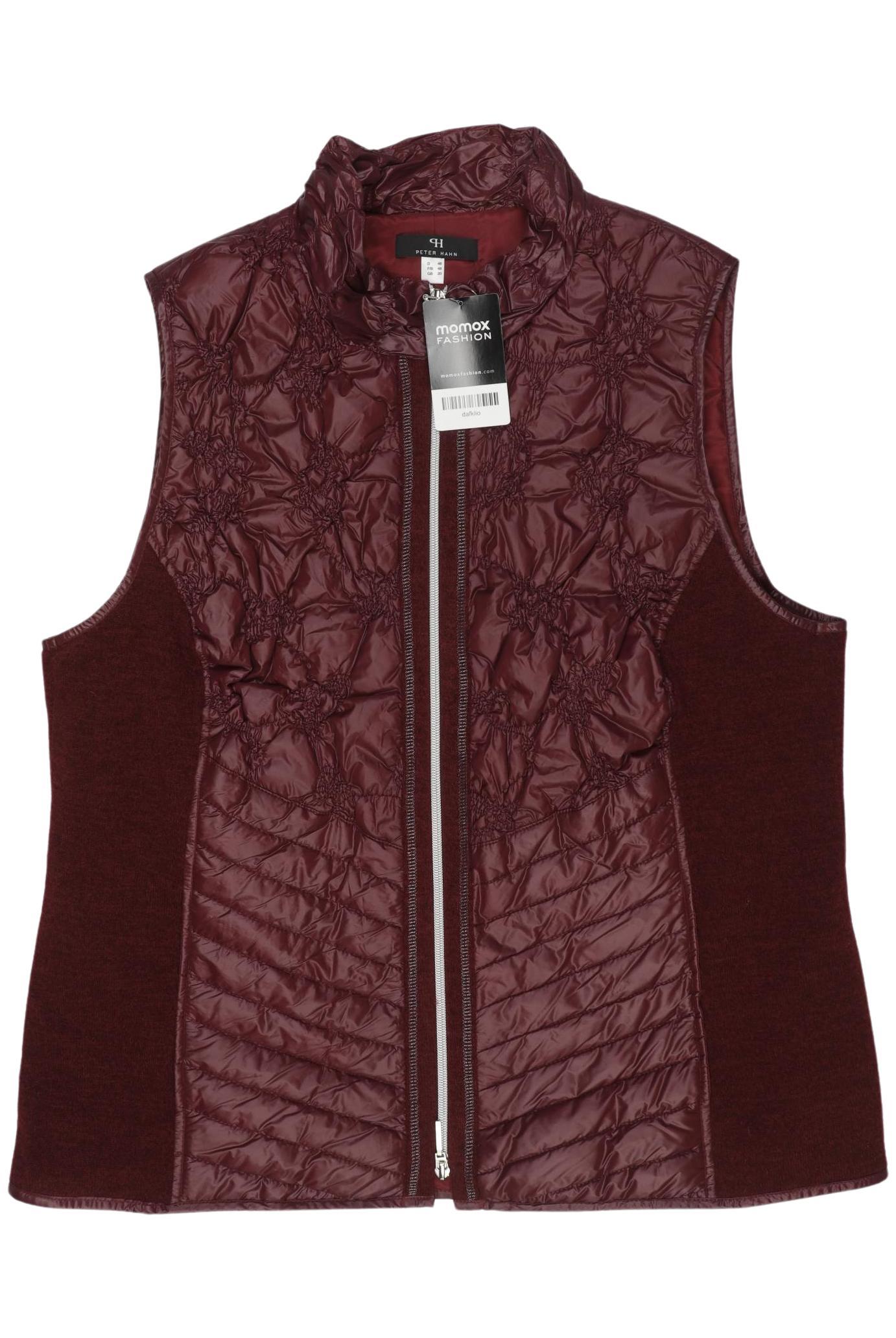 

Peter Hahn Damen Weste, bordeaux, Gr. 46