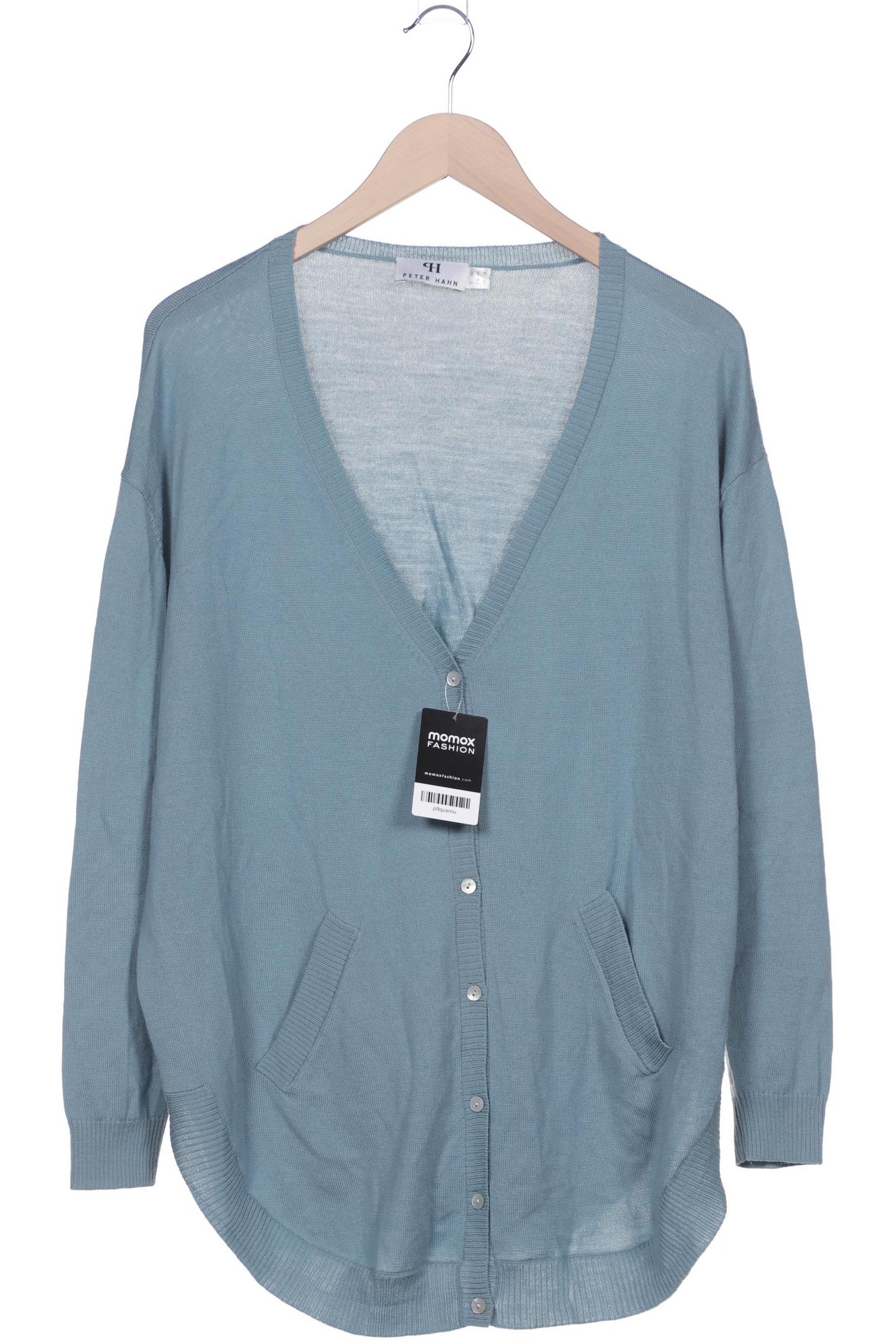 

Peter Hahn Damen Strickjacke, blau, Gr. 42