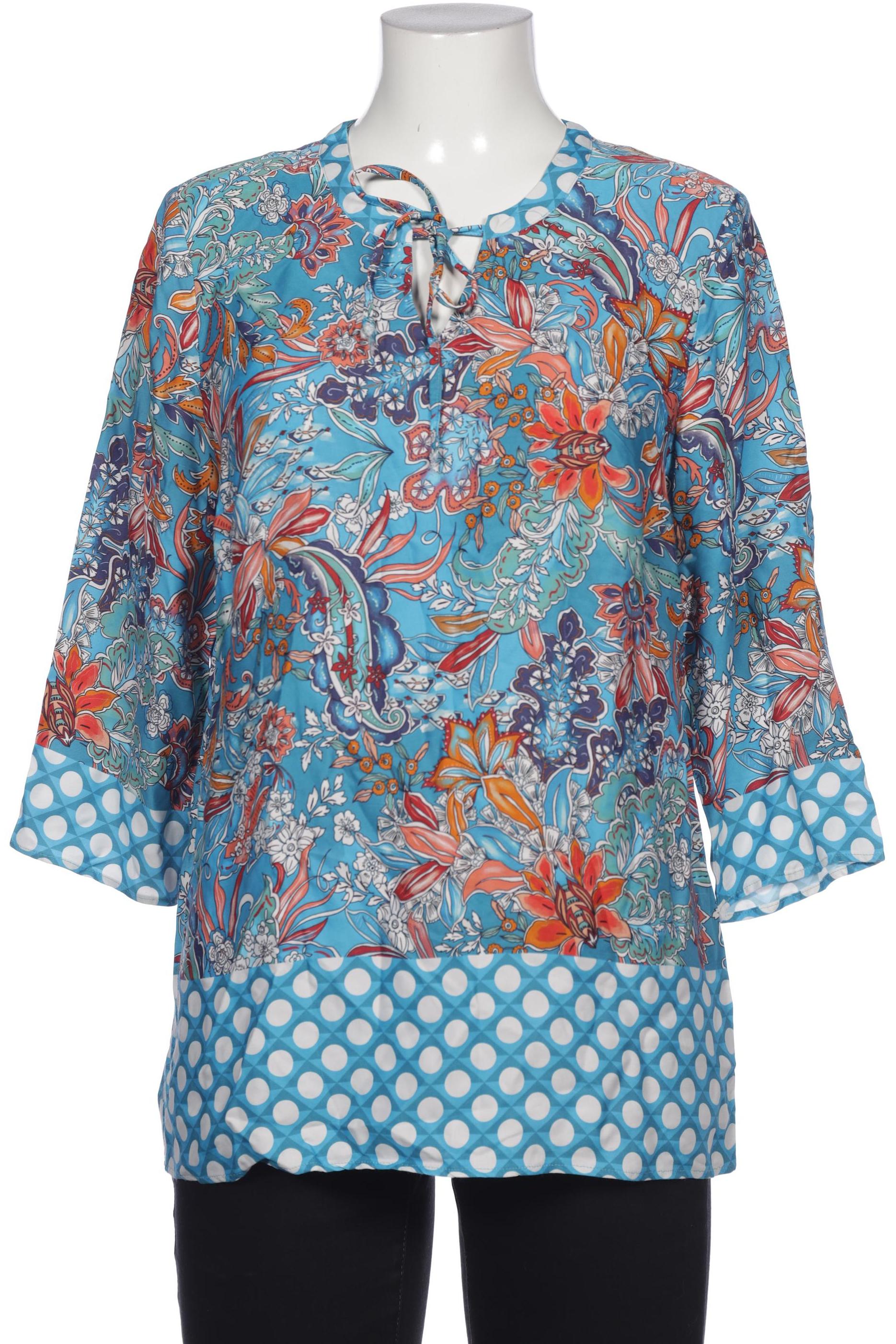 

Peter Hahn Damen Bluse, blau, Gr. 40
