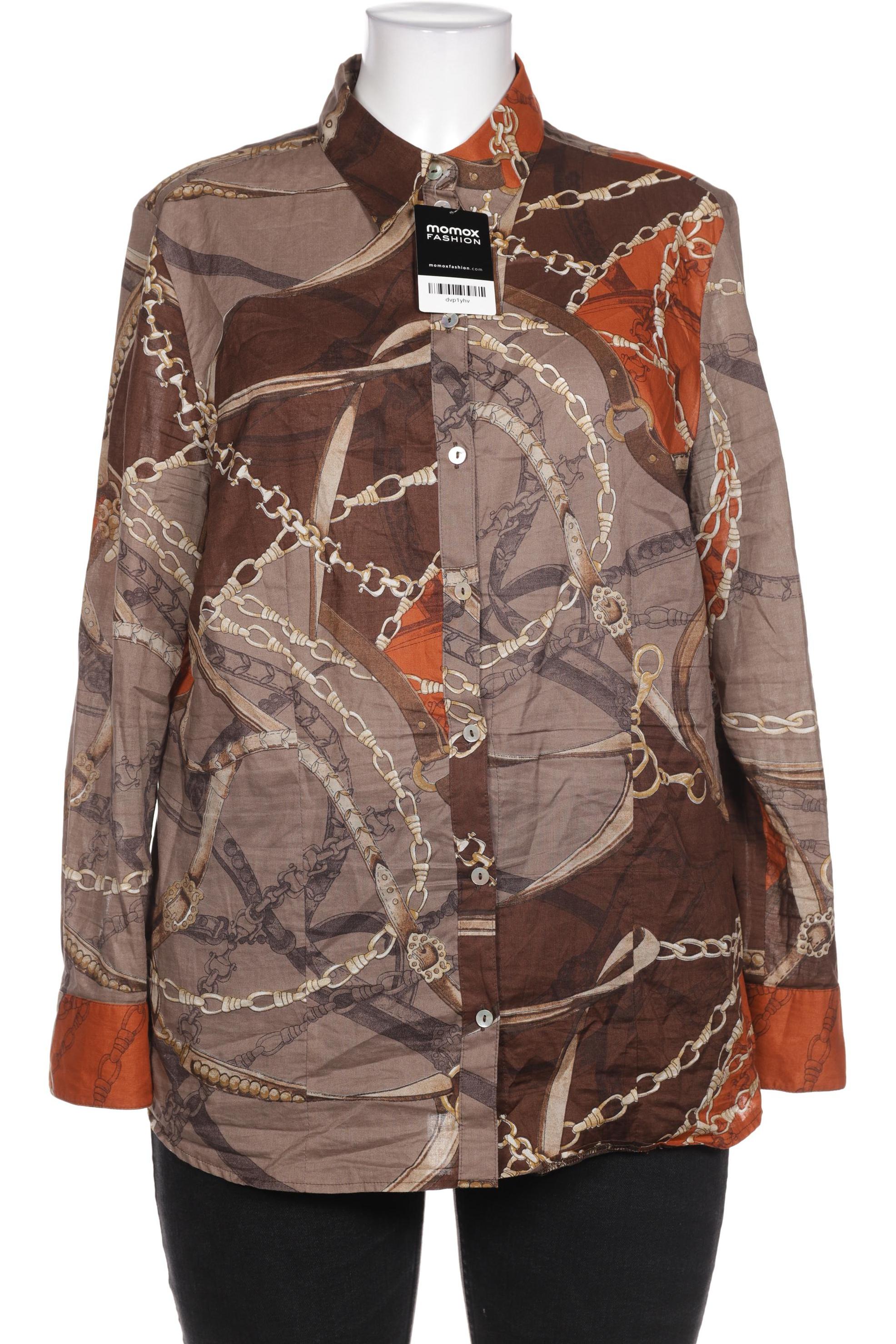 

Peter Hahn Damen Bluse, braun, Gr. 46