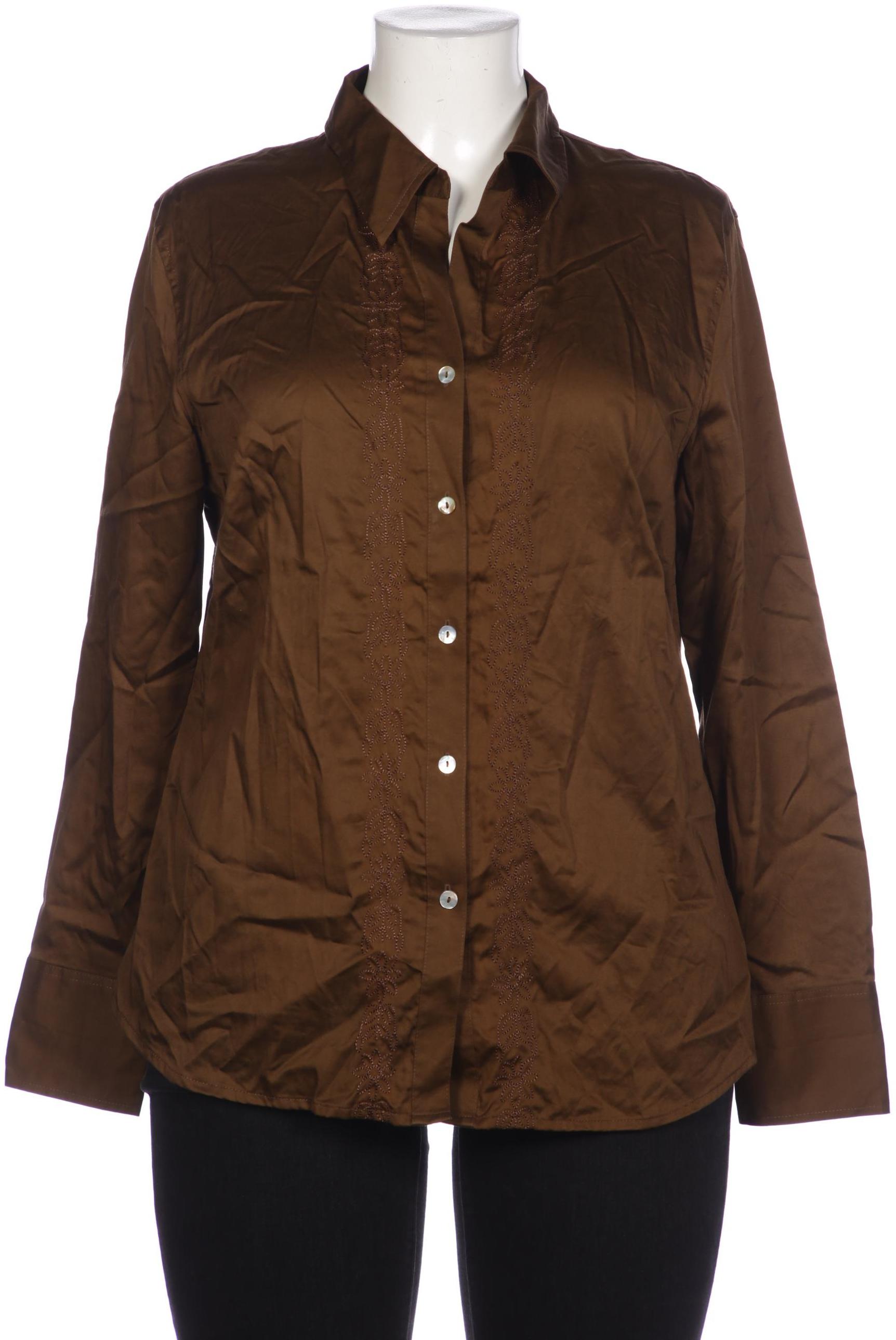

Peter Hahn Damen Bluse, braun, Gr. 44