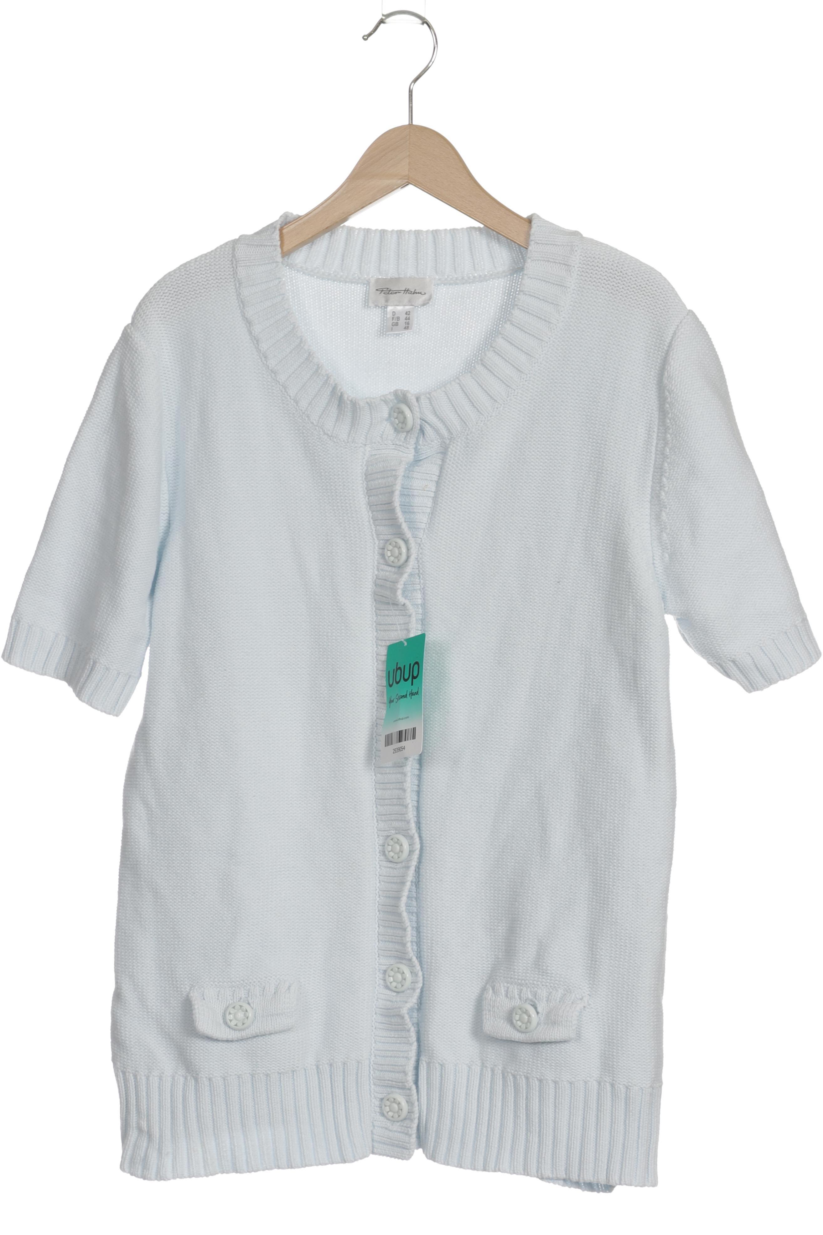 

Peter Hahn Damen Strickjacke, blau, Gr. 42