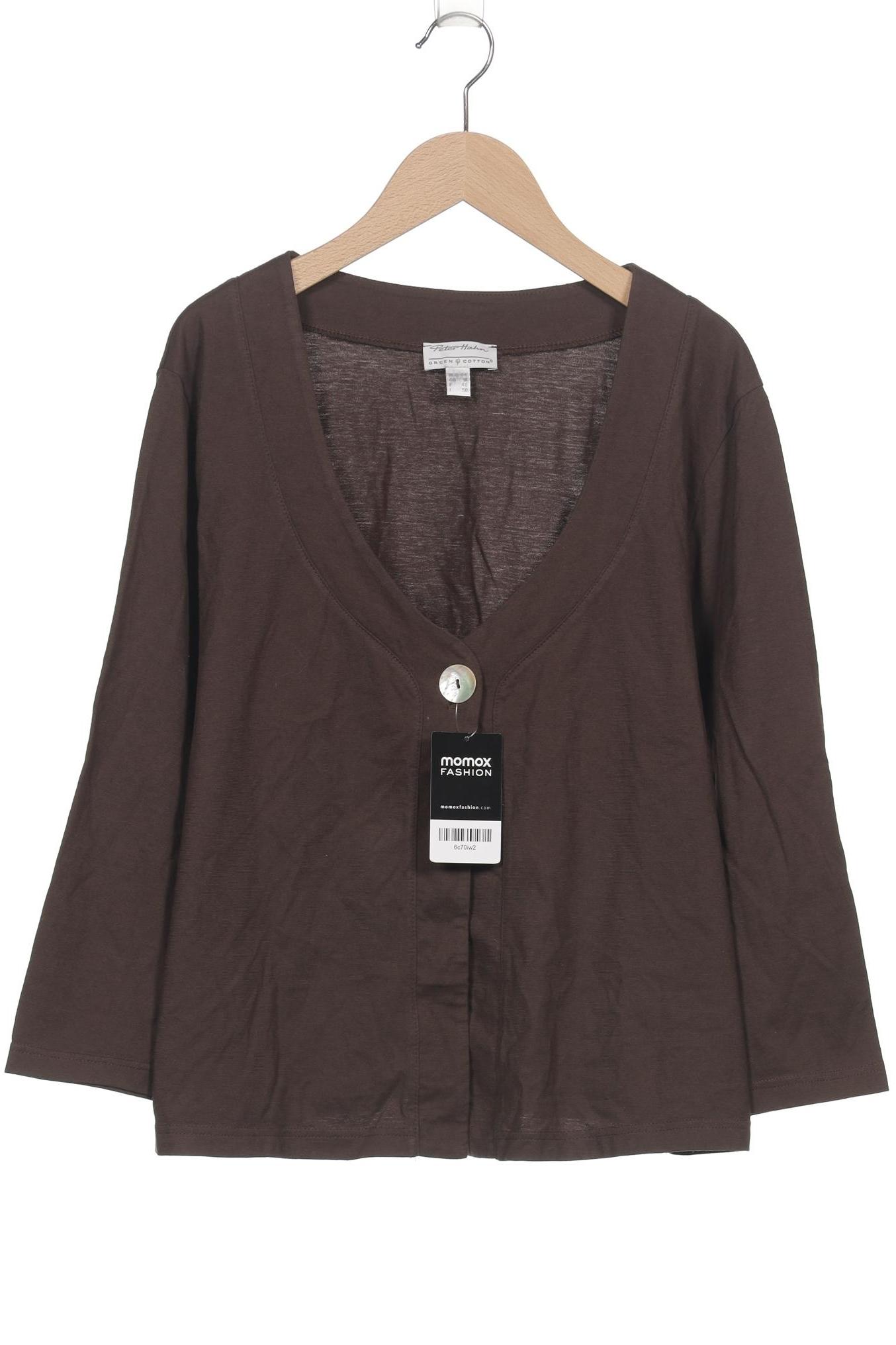 

Peter Hahn Damen Strickjacke, braun, Gr. 44