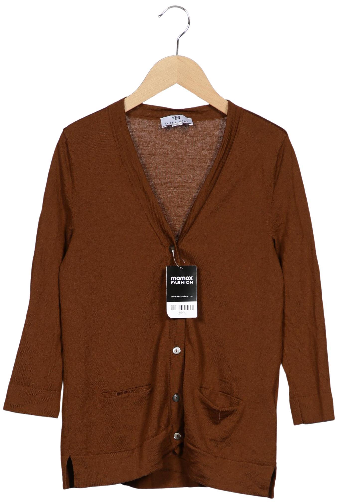 

Peter Hahn Damen Strickjacke, braun, Gr. 36