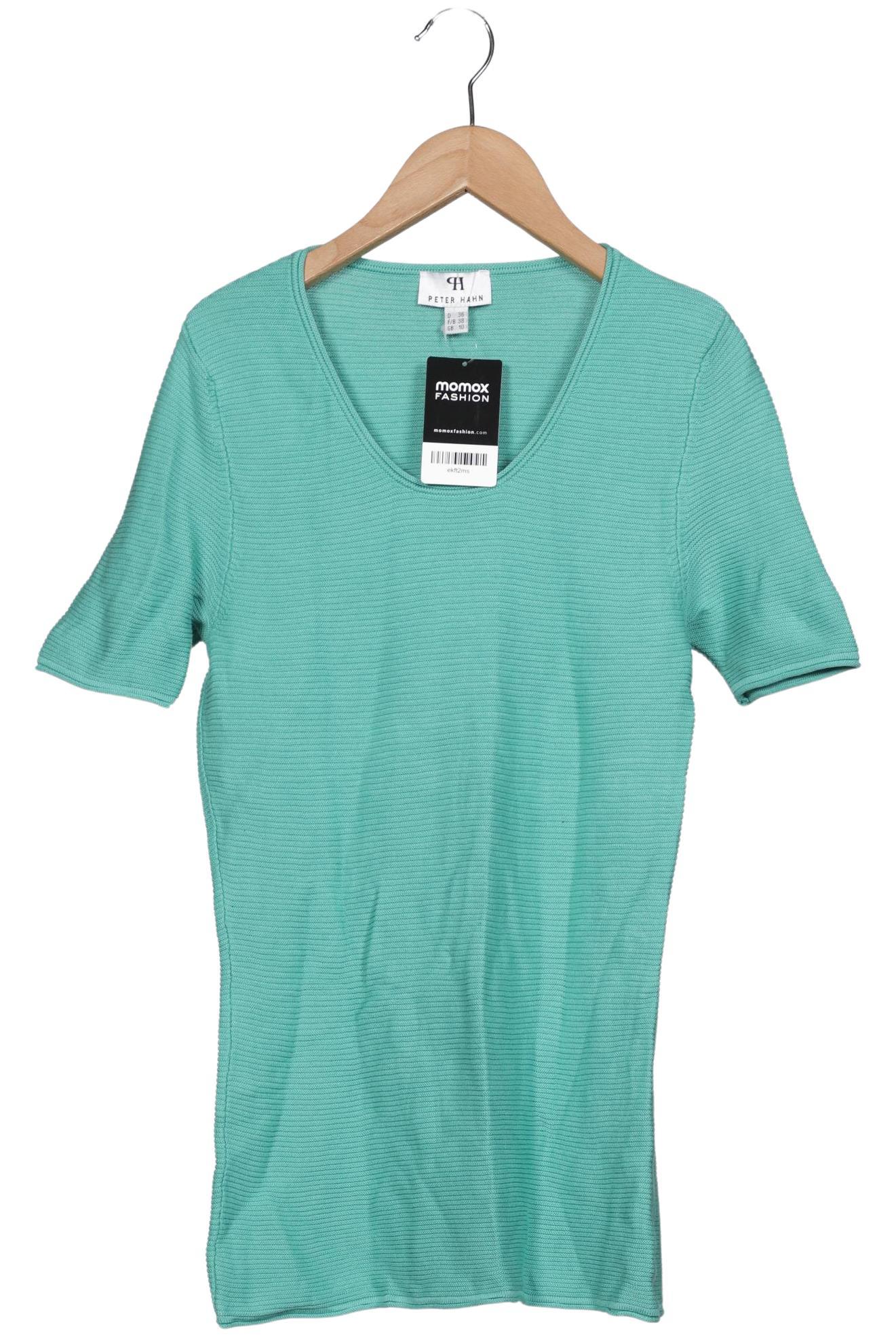

Peter Hahn Damen Pullover, türkis, Gr. 36