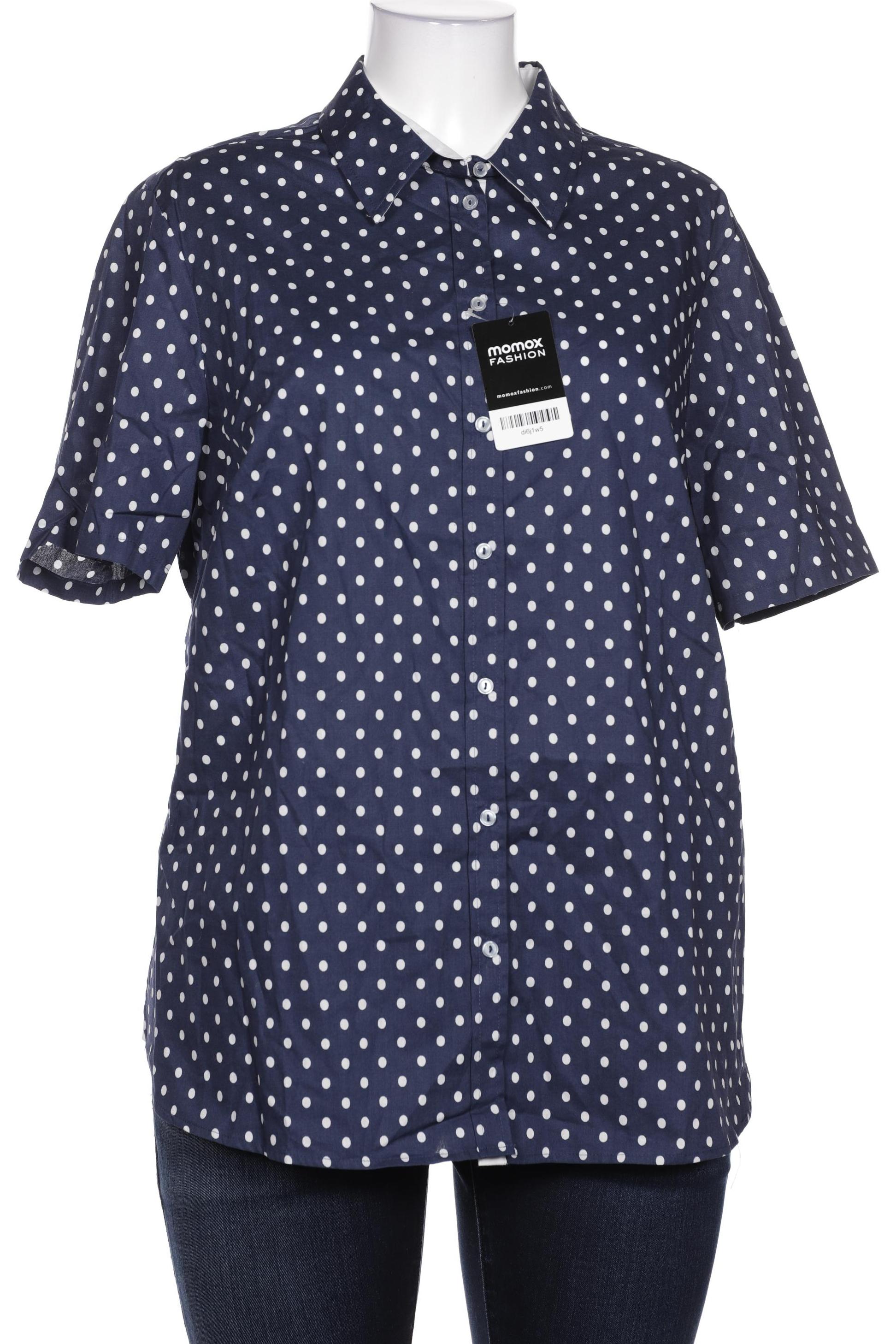 

Peter Hahn Damen Bluse, marineblau, Gr. 48