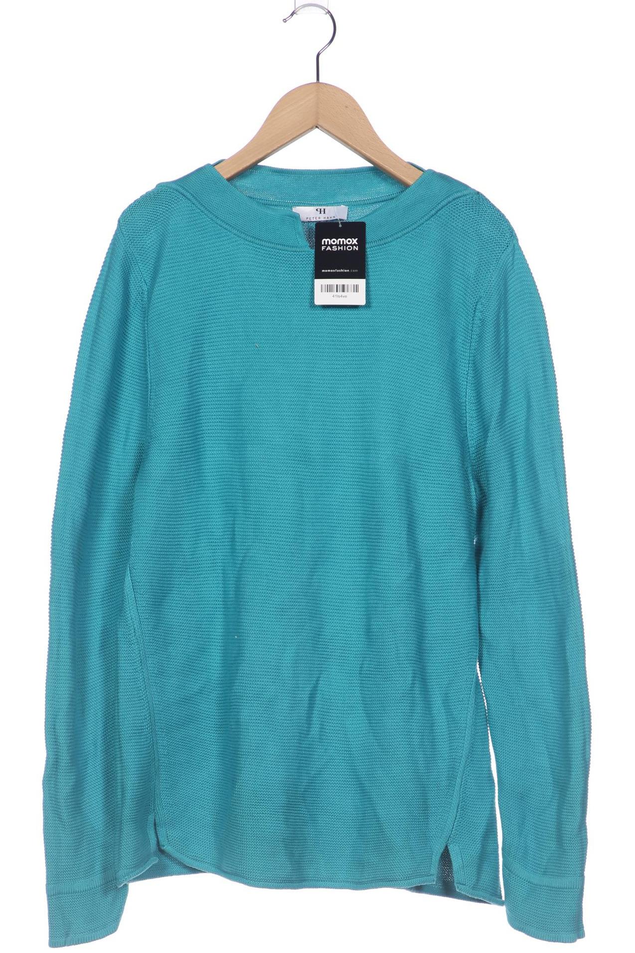 

Peter Hahn Damen Pullover, türkis, Gr. 40