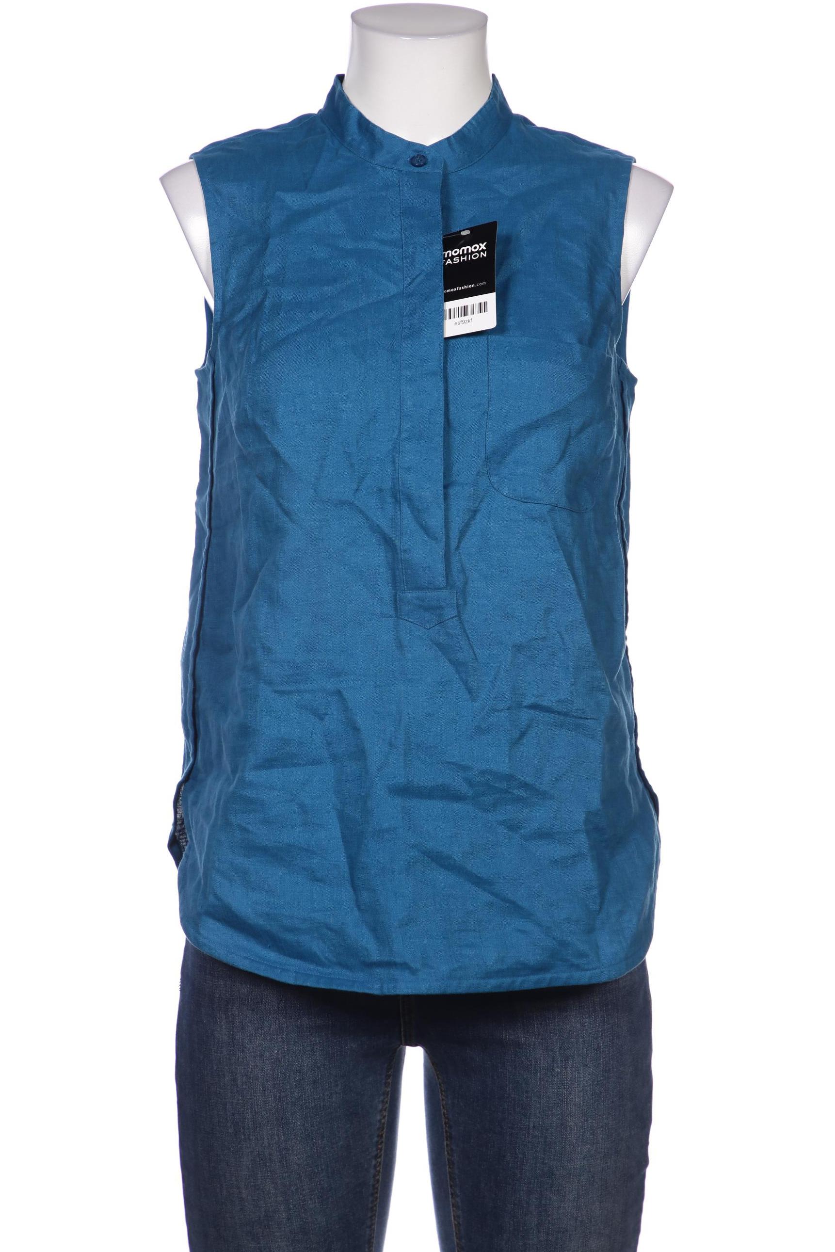 

Peter Hahn Damen Bluse, blau, Gr. 38