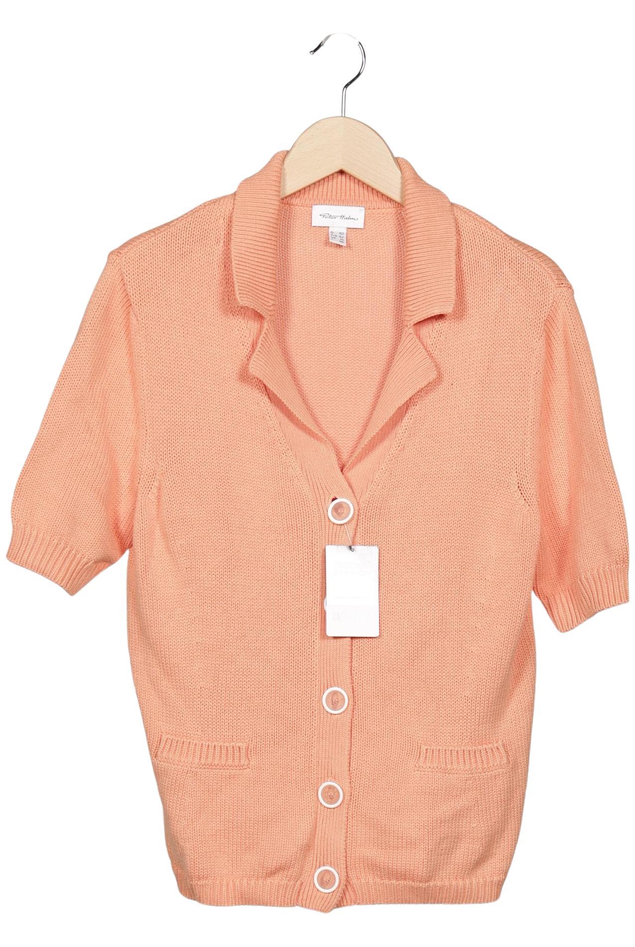 

Peter Hahn Damen Strickjacke, orange, Gr. 40