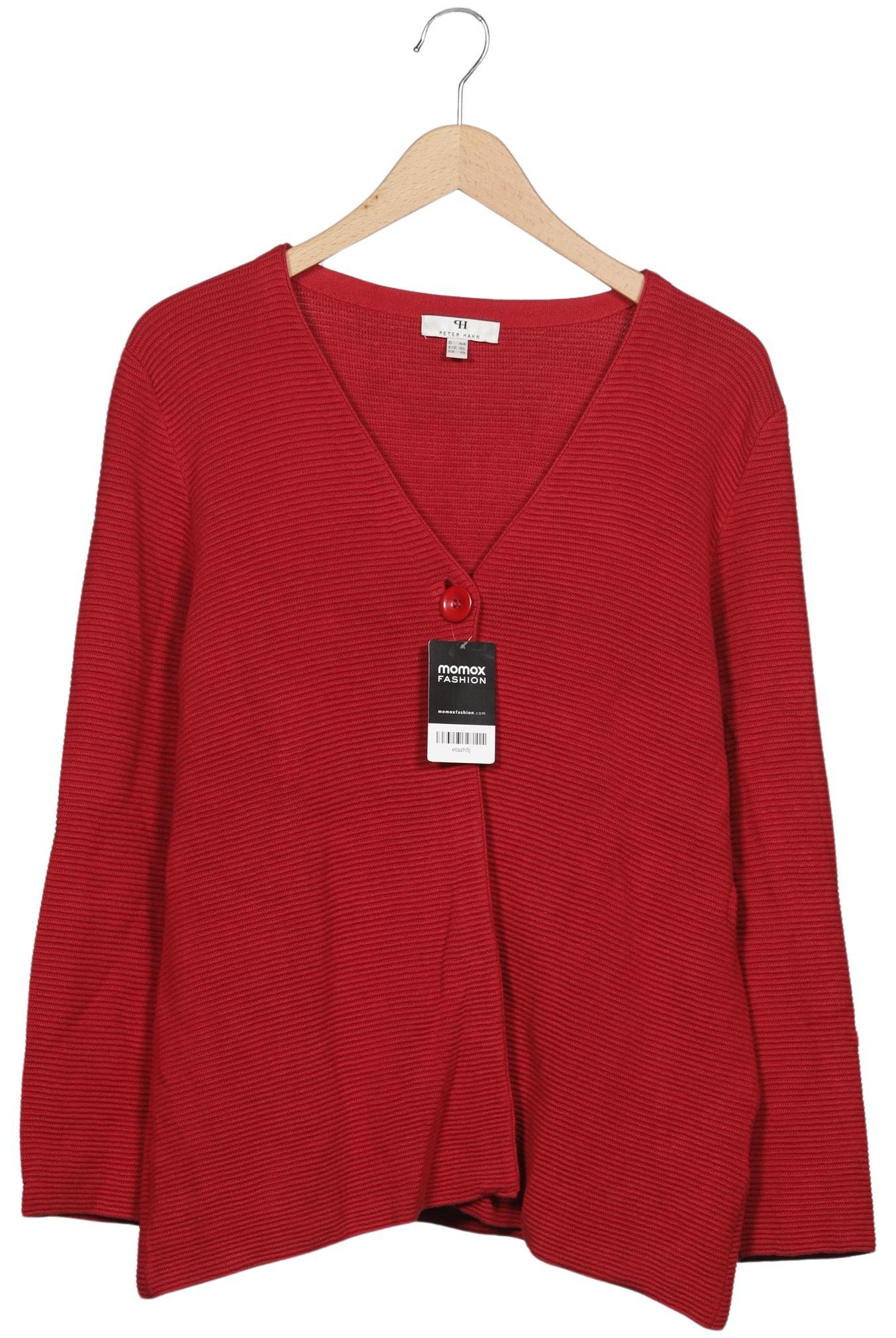 

Peter Hahn Damen Strickjacke, rot, Gr. 44