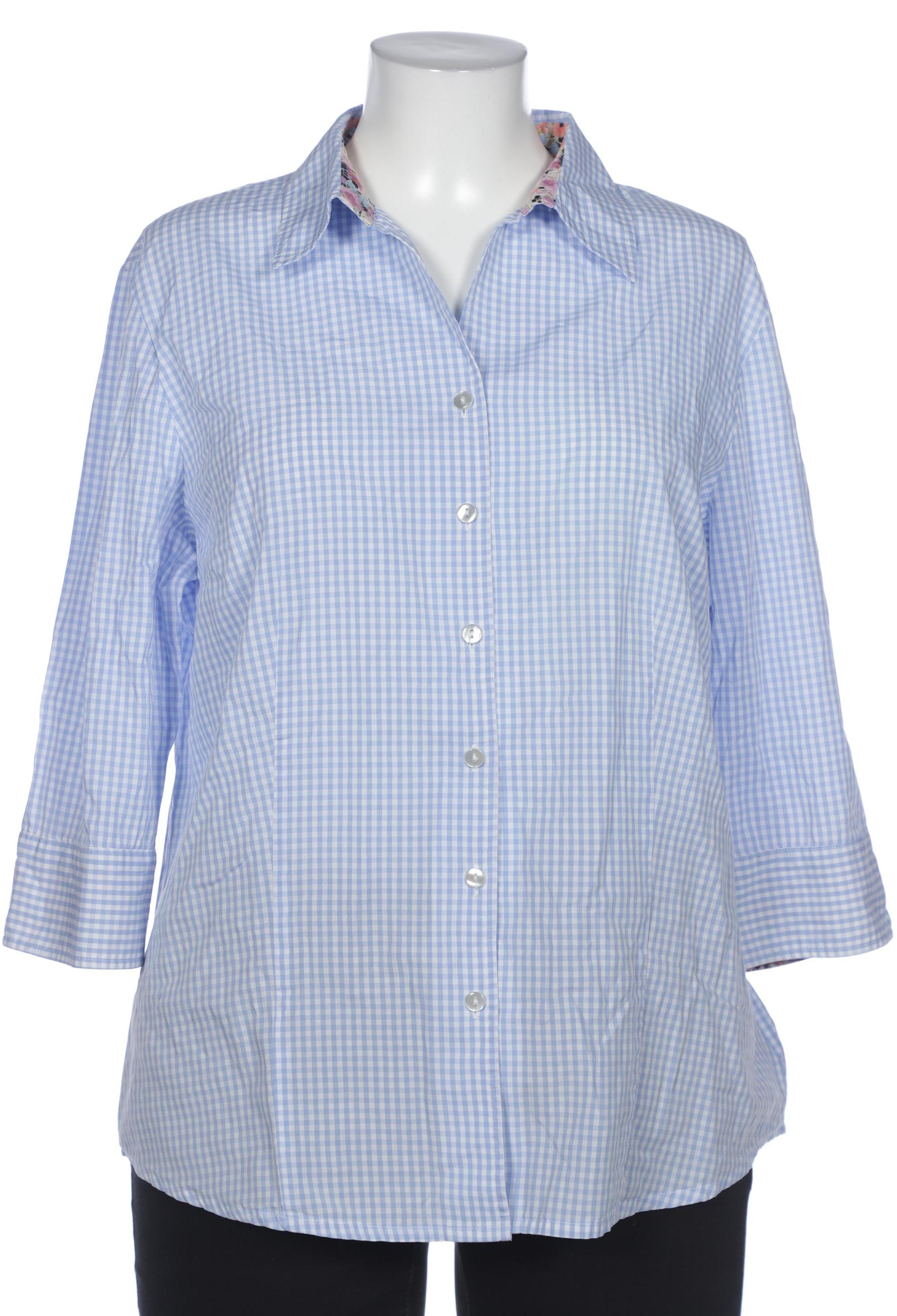 

Peter Hahn Damen Bluse, blau, Gr. 46