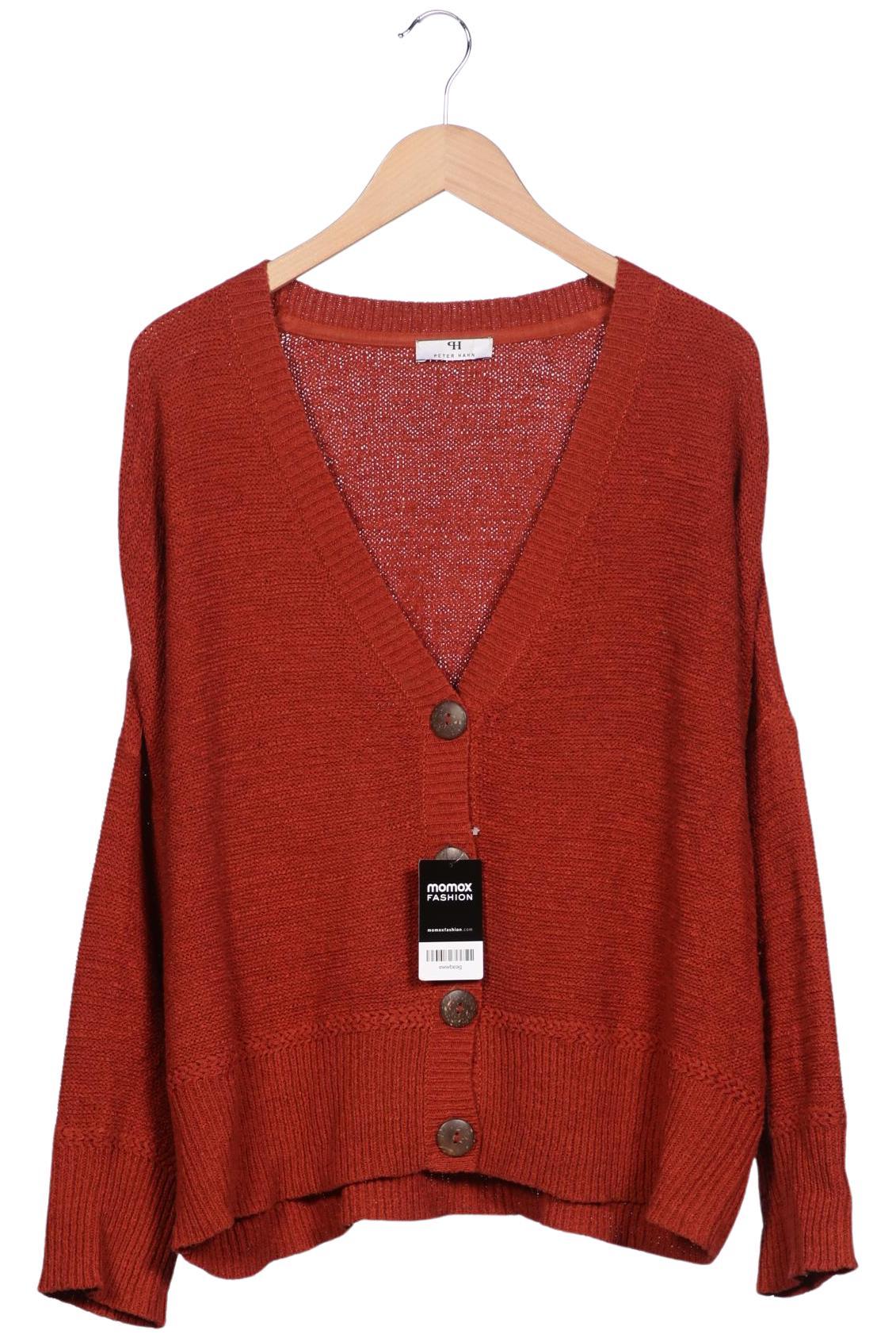 

Peter Hahn Damen Strickjacke, orange, Gr. 50