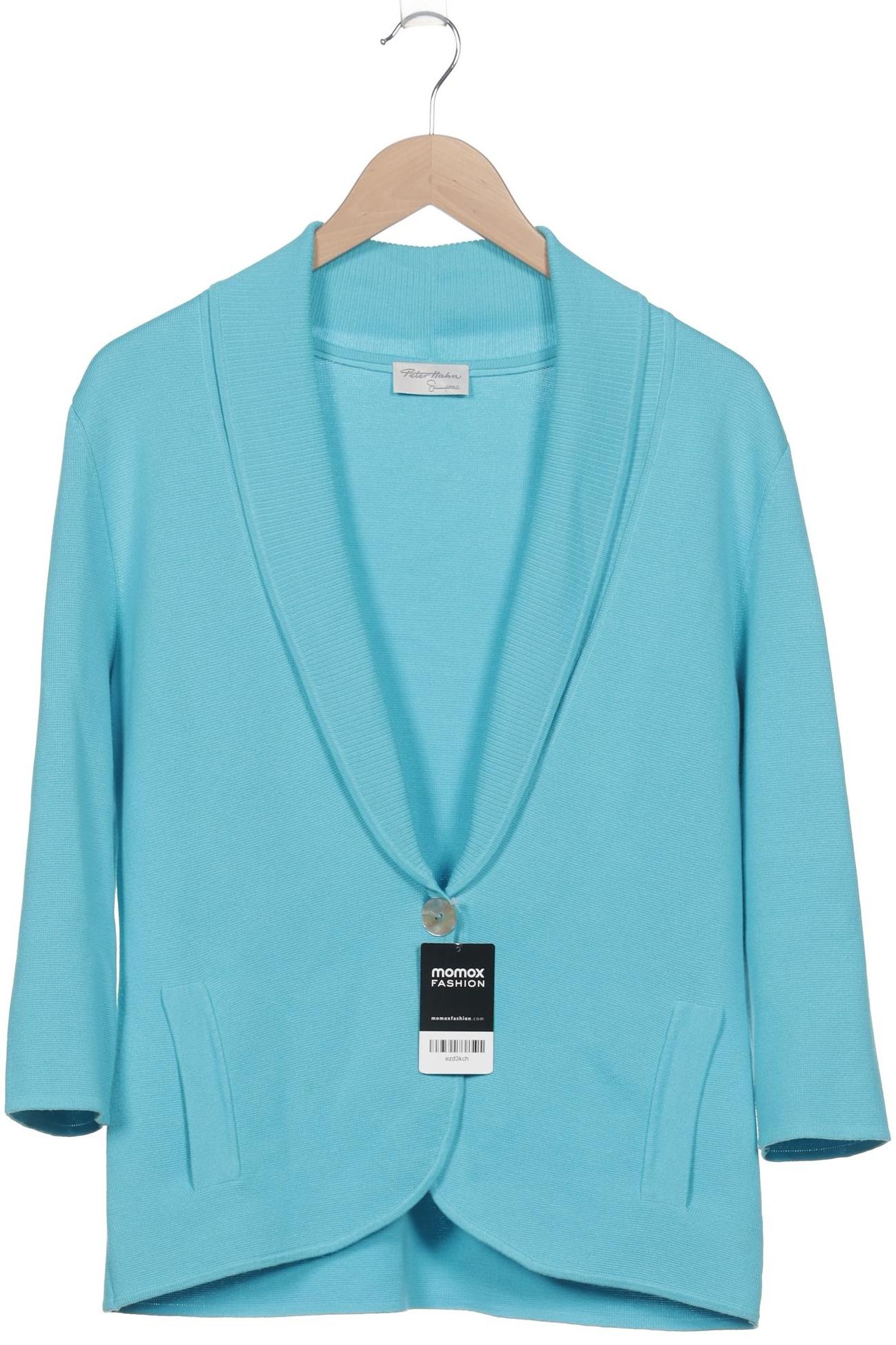 

Peter Hahn Damen Strickjacke, blau, Gr. 40
